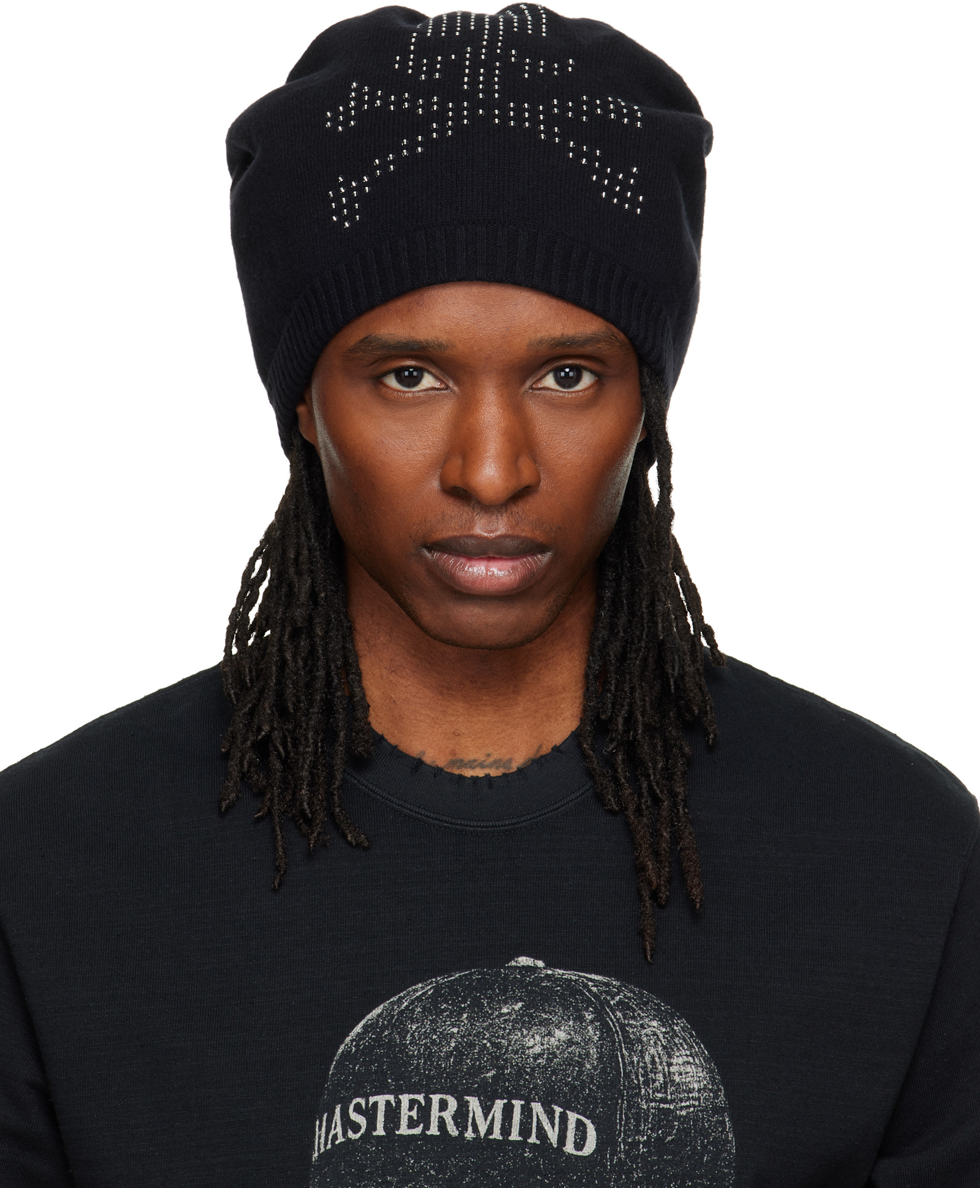 MASTERMIND WORLD - Black Beaded Beanie