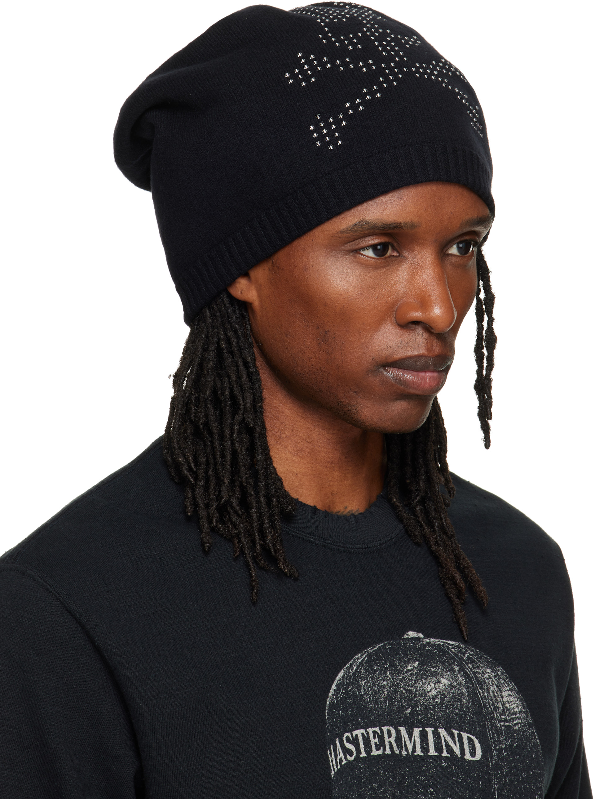 MASTERMIND WORLD - Black Beaded Beanie