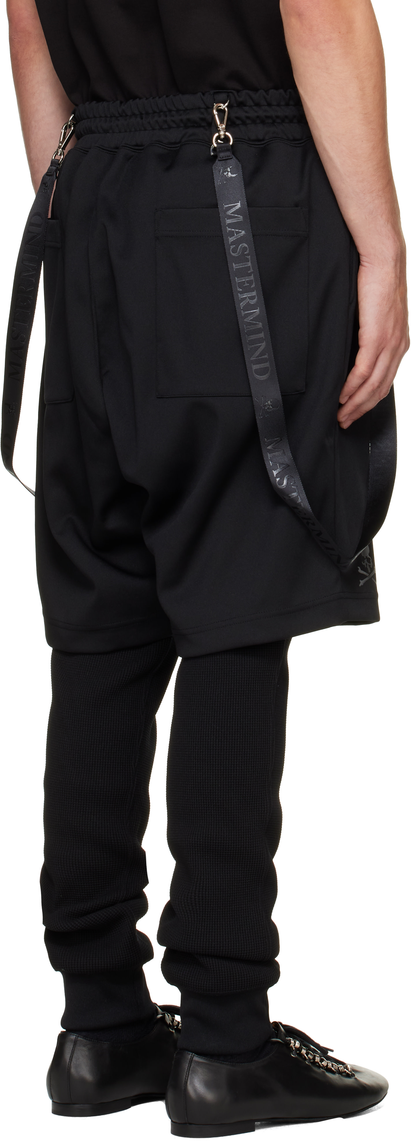 MASTERMIND WORLD - Black Layered Trousers
