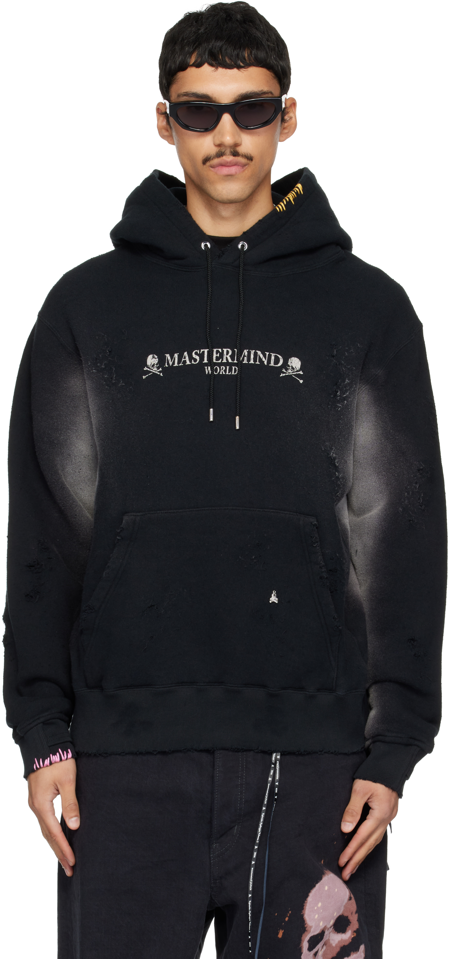 MASTERMIND WORLD - Pull à capuche rétro OG noir