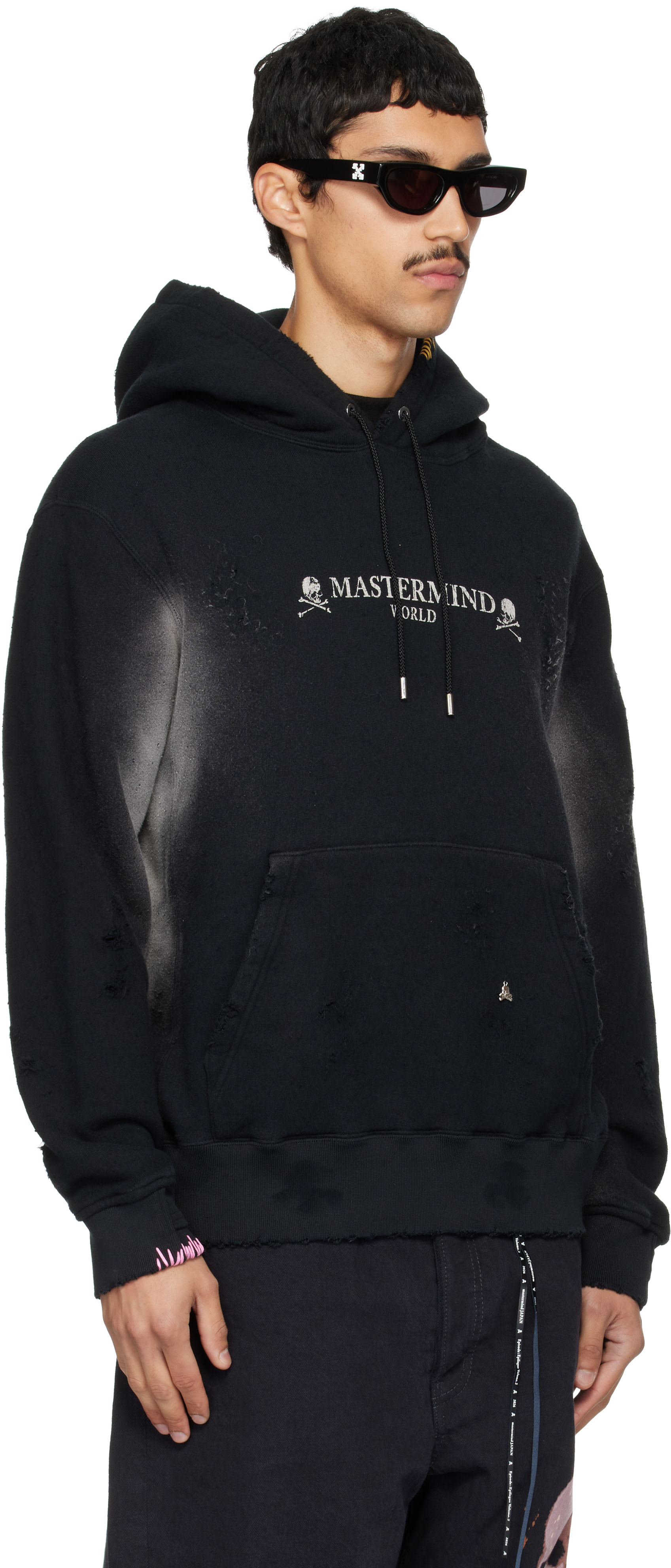 MASTERMIND WORLD - Pull à capuche rétro OG noir