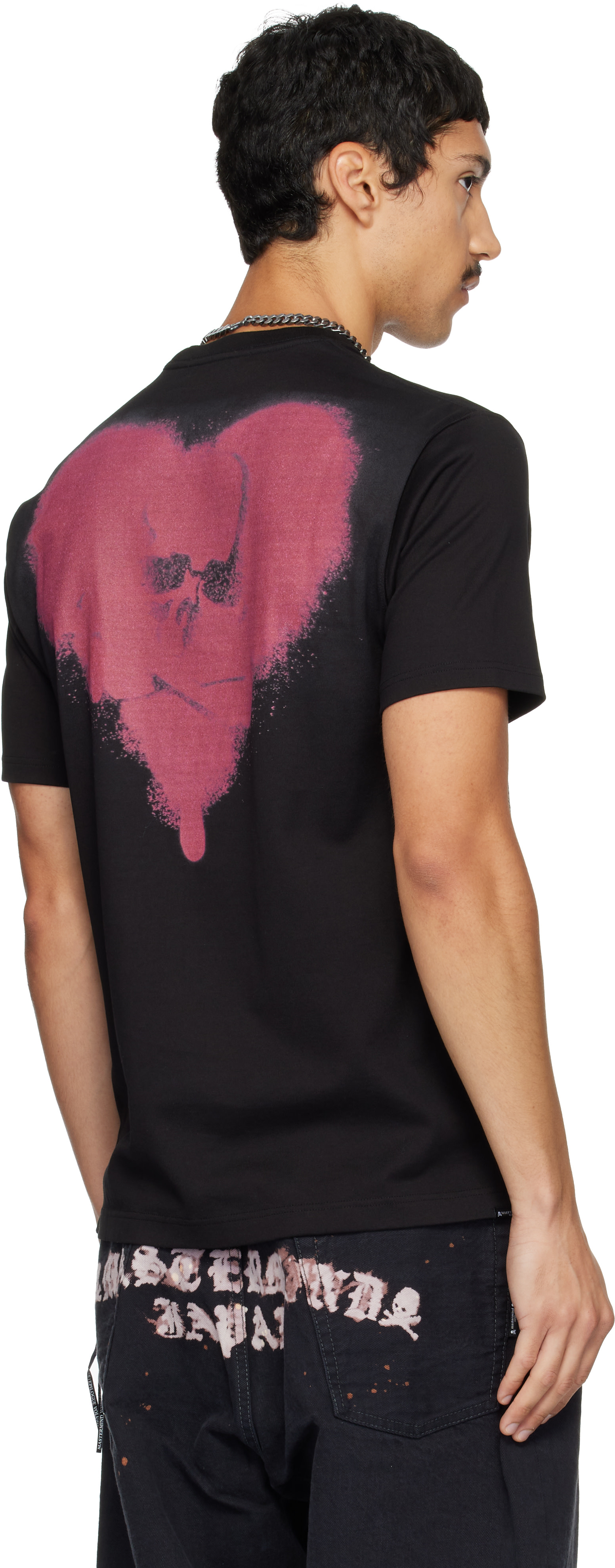 MASTERMIND WORLD - ブラック Spray Art S/S Tシャツ