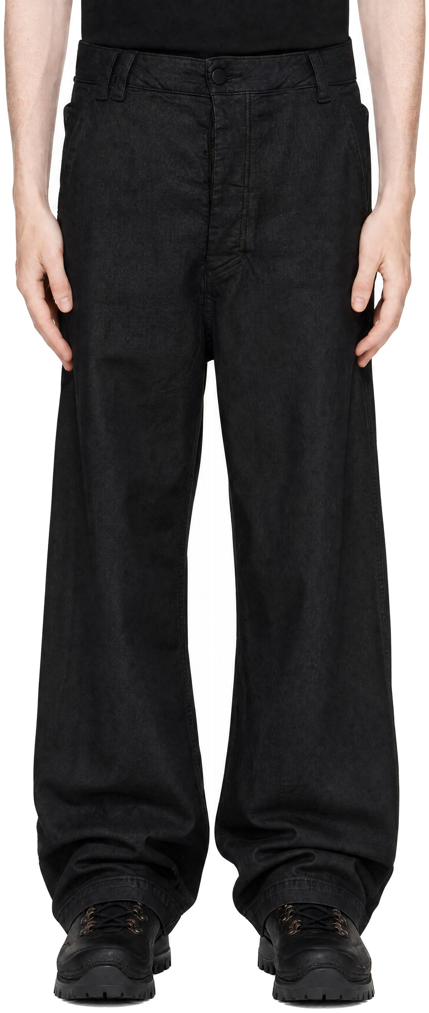 thom/krom - Black T 108 Coated Jeans