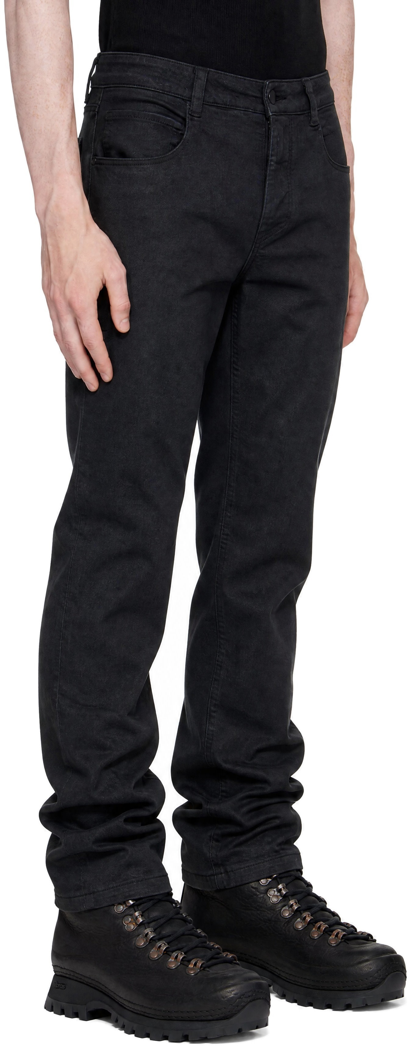 thom/krom - Black T 107 Coated Jeans
