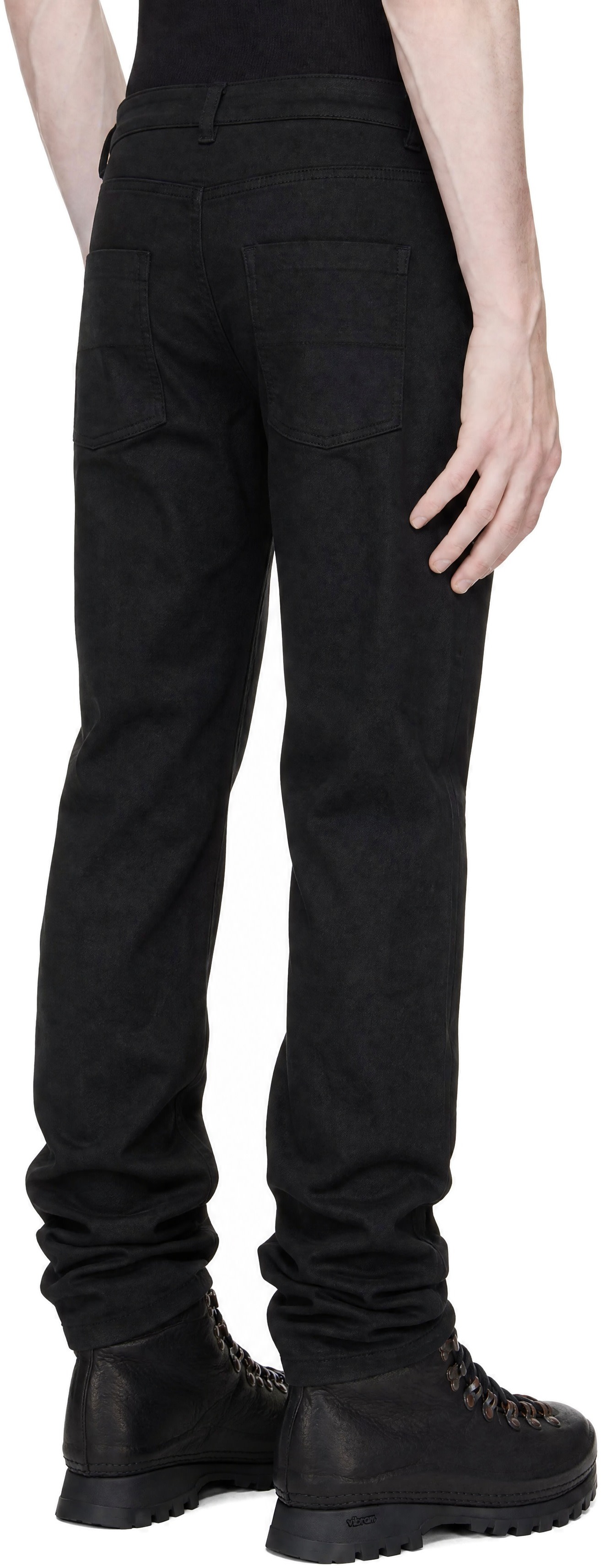 thom/krom - Black T 107 Coated Jeans