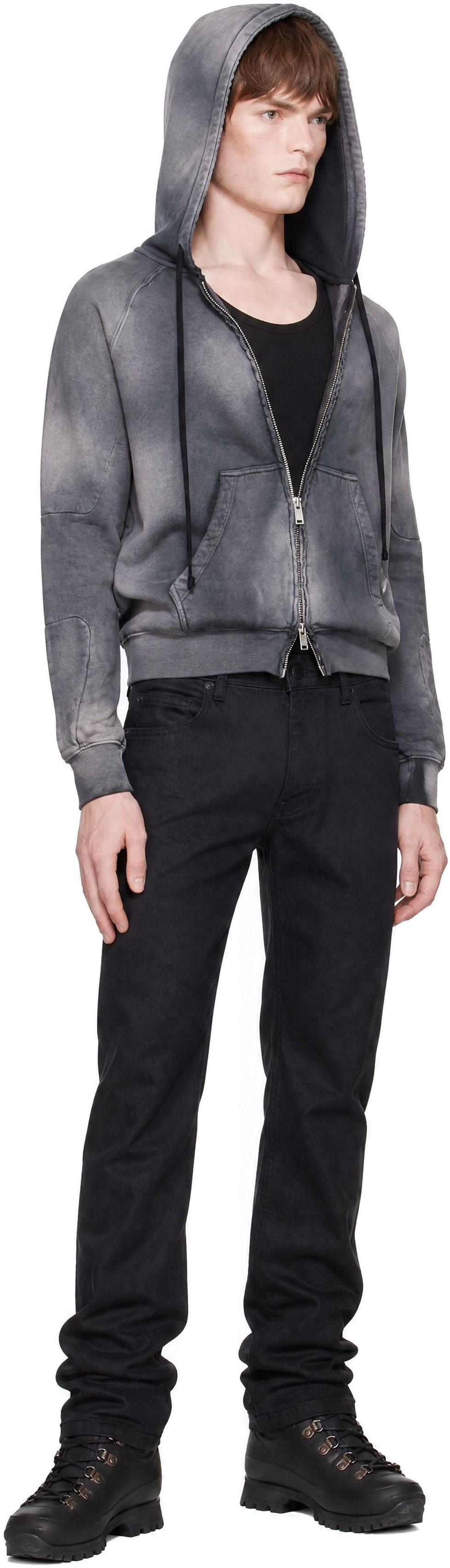 thom/krom - Black T 107 Coated Jeans