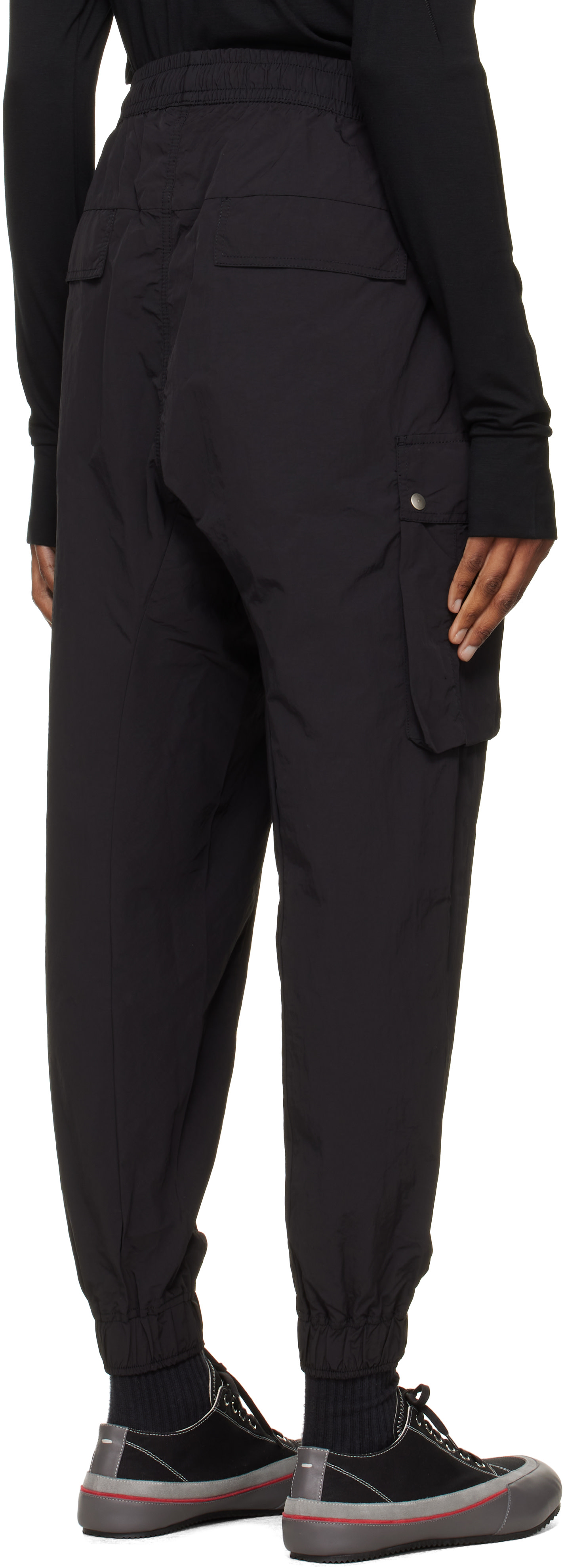 thom/krom - Pantalon cargo P 64 noir