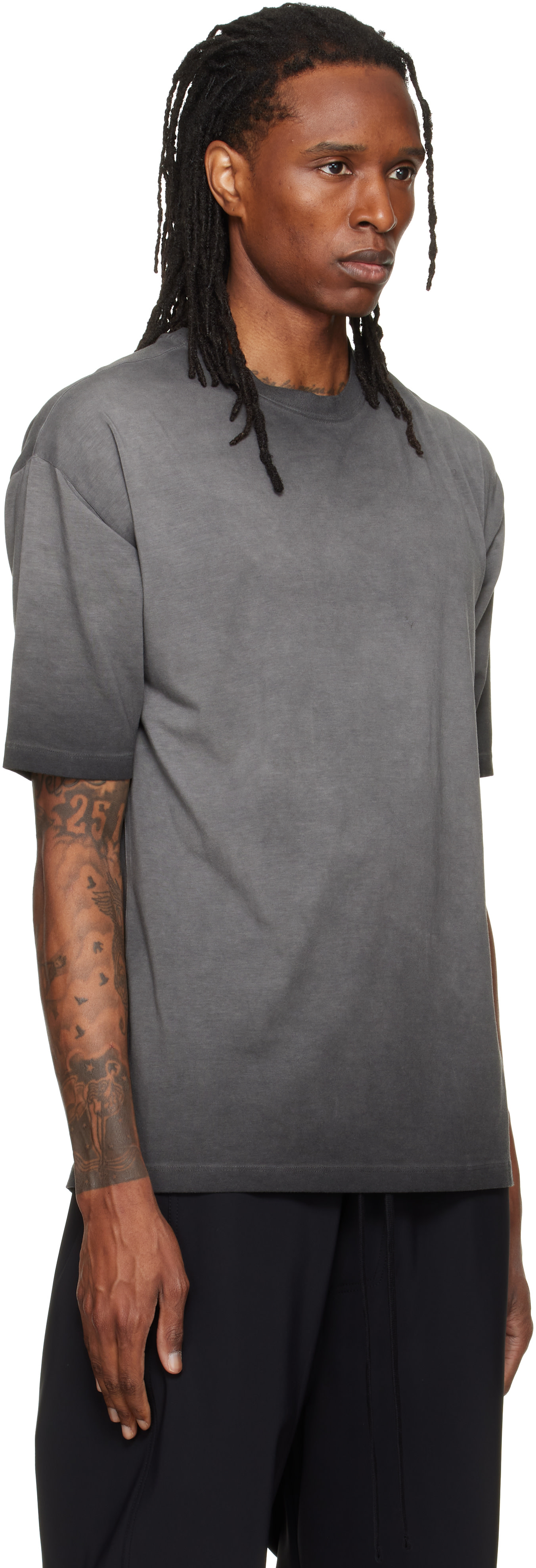 thom/krom - T-shirt TS 986 gris