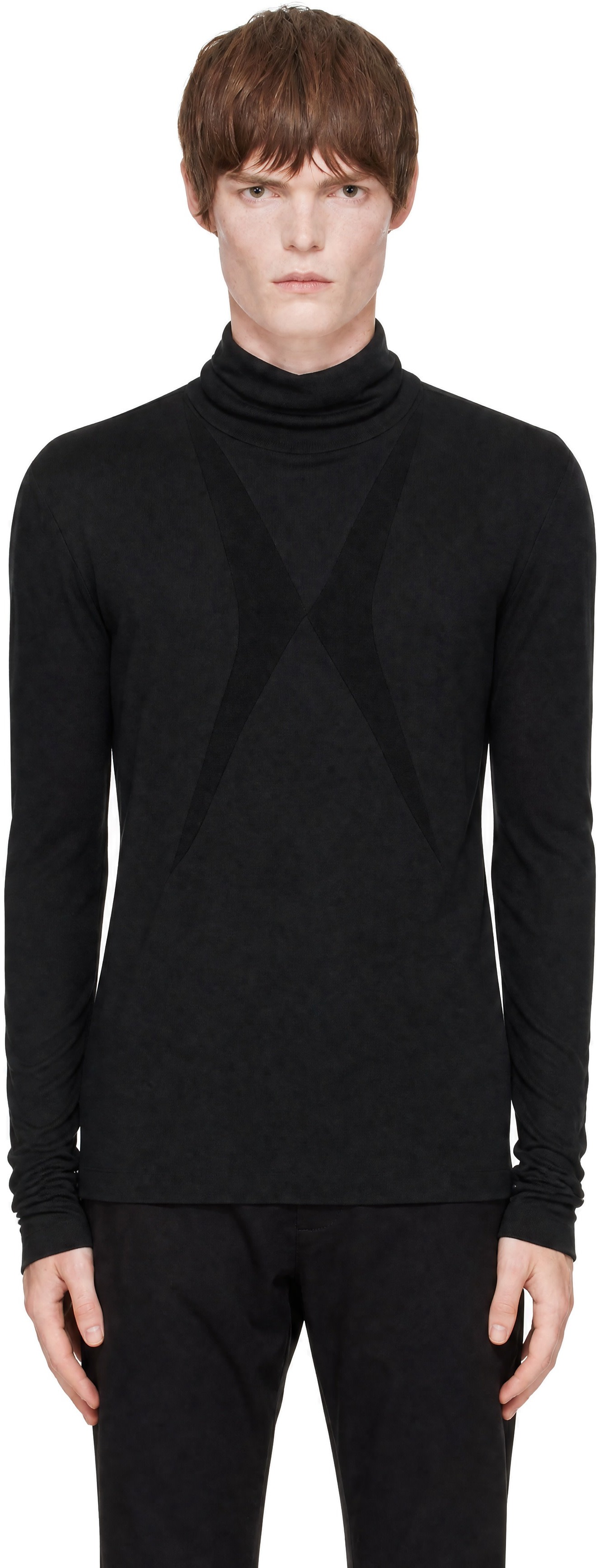 thom/krom: Black TS 985 Long Sleeve T-shirt | SSENSE