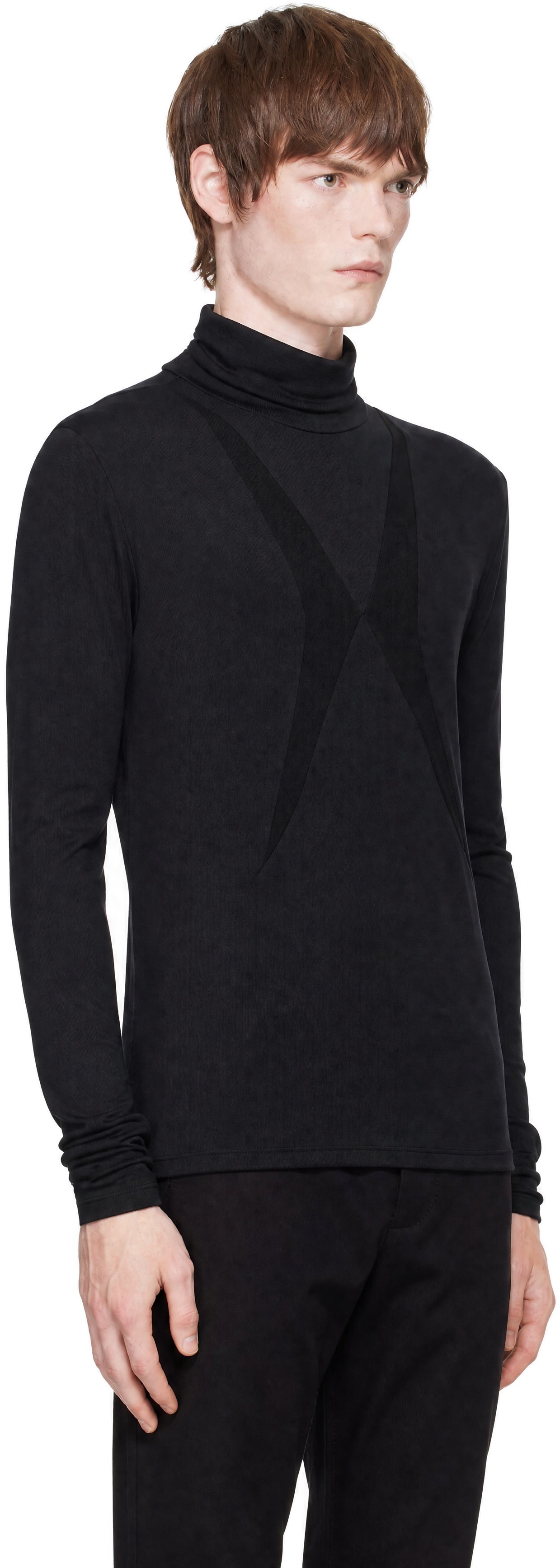 thom/krom: Black TS 985 Long Sleeve T-shirt | SSENSE
