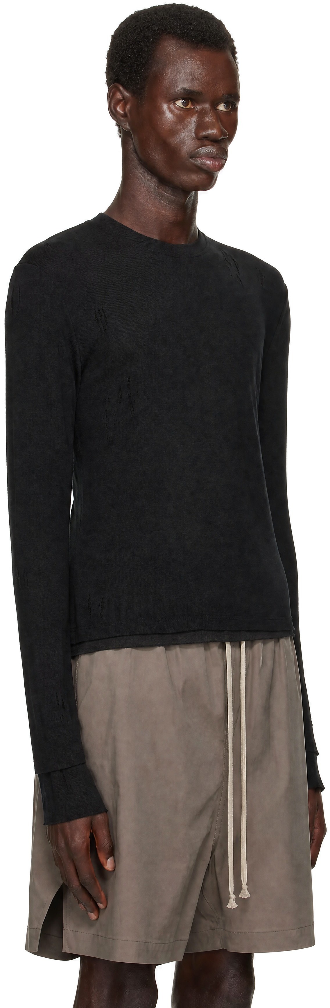 thom/krom: Black 'M TS 969' T-shirt | SSENSE
