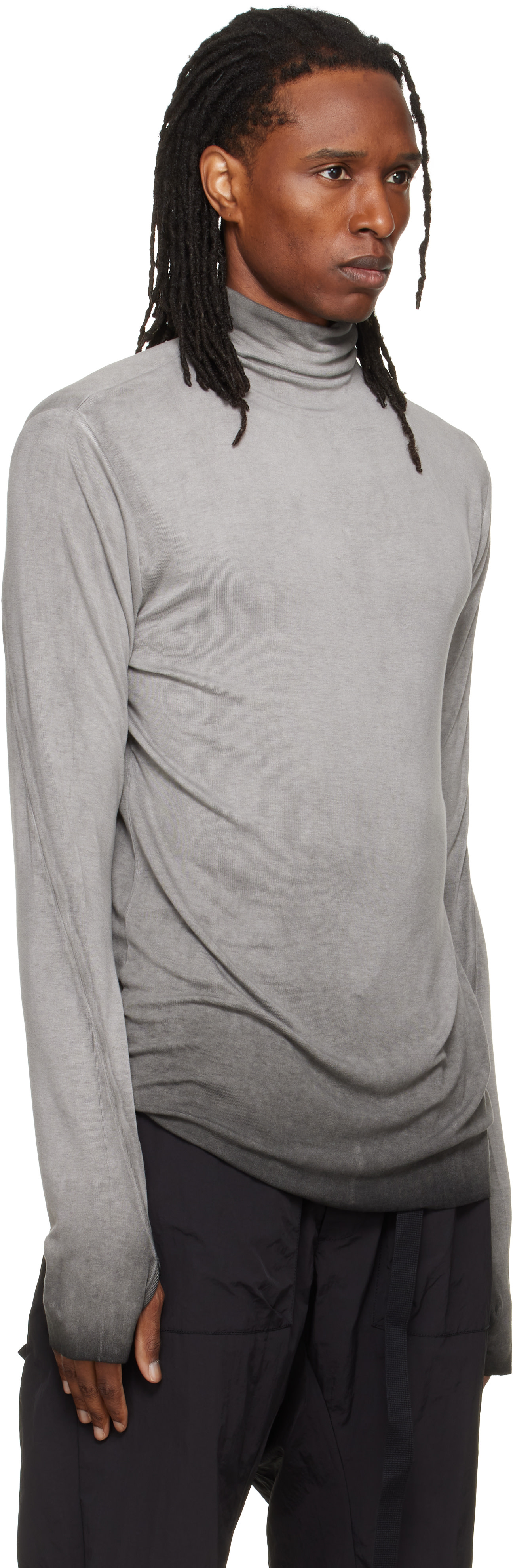 thom/krom - Gray TS 1003 Turtleneck