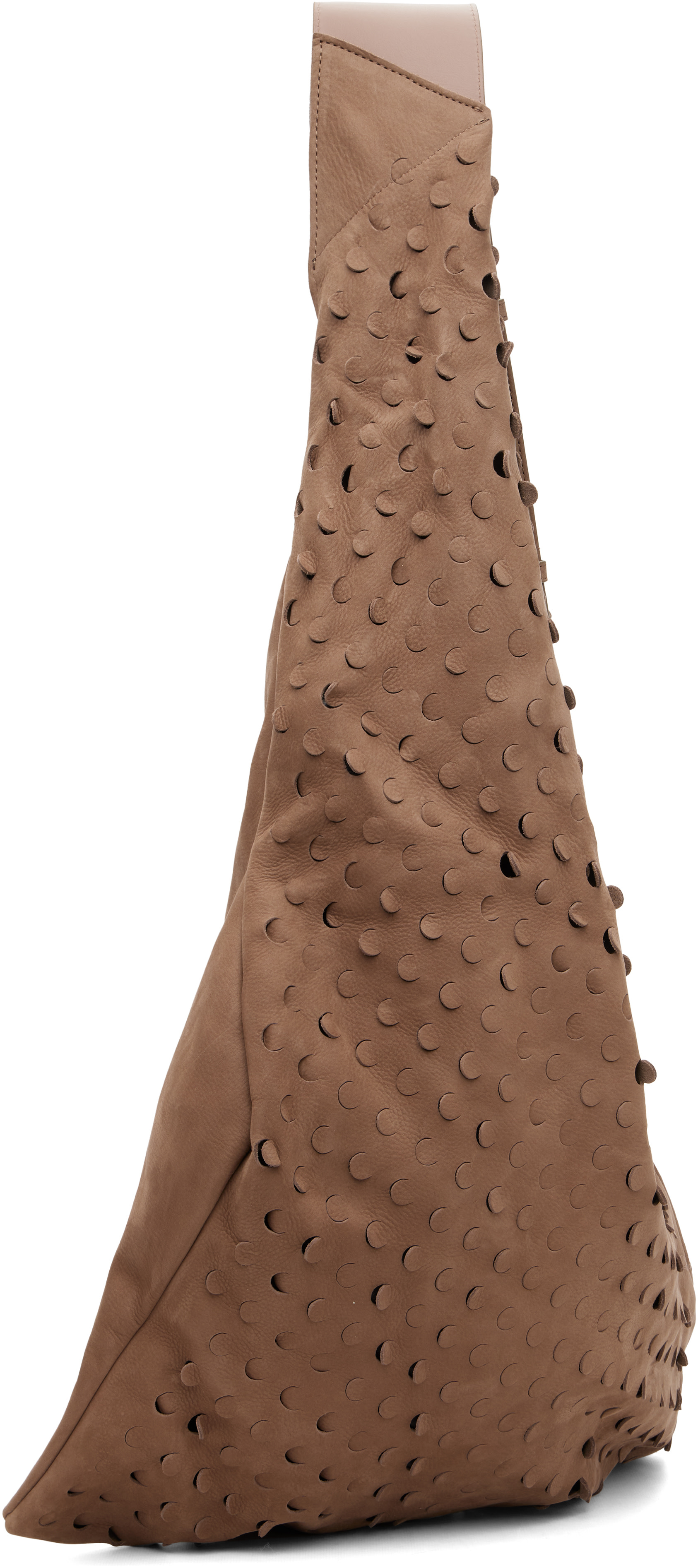 Kiko Kostadinov: Taupe Fiore Twisted Bag | SSENSE