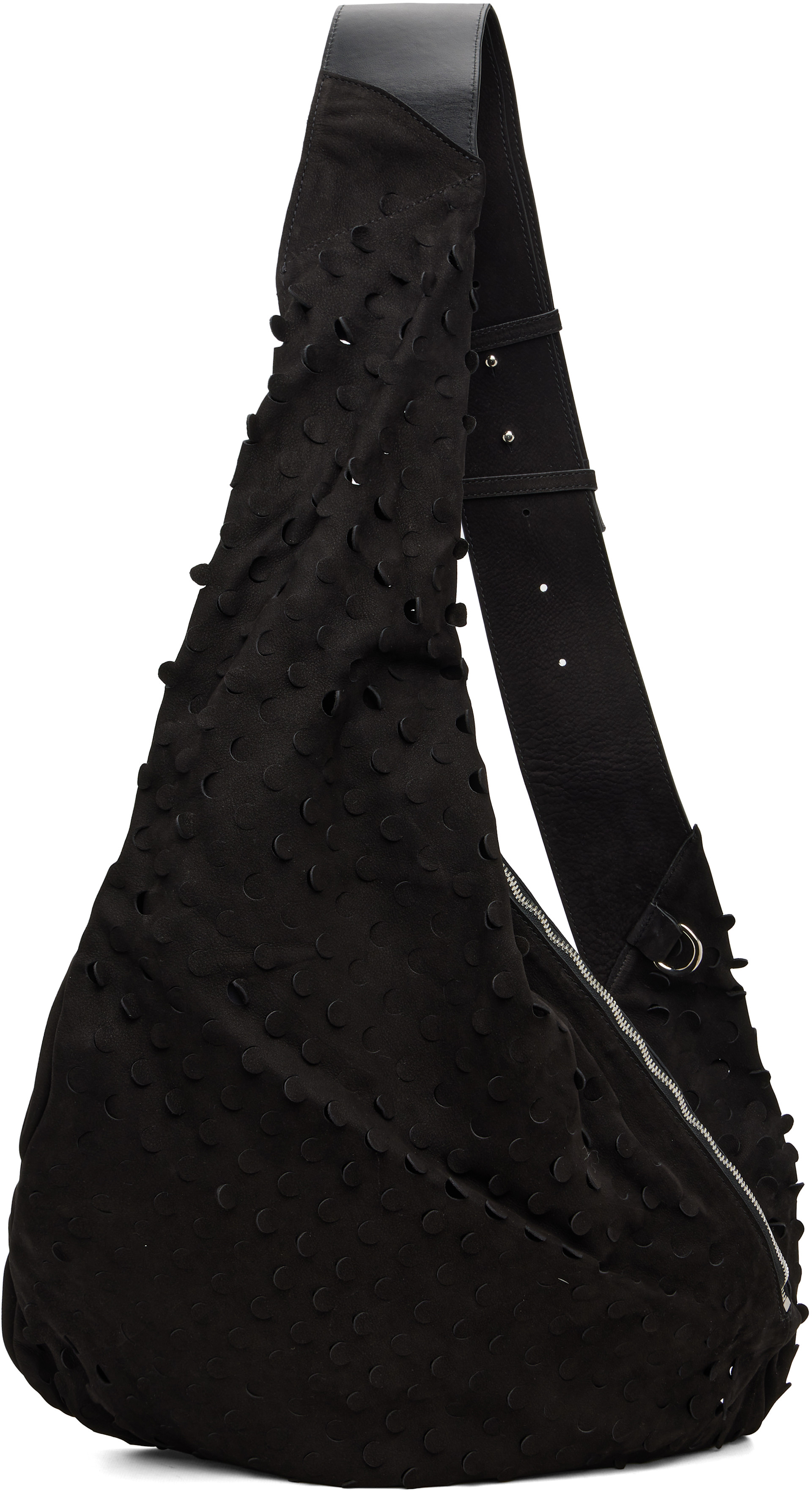 Kiko Kostadinov: Black Fiore Twisted Bag | SSENSE