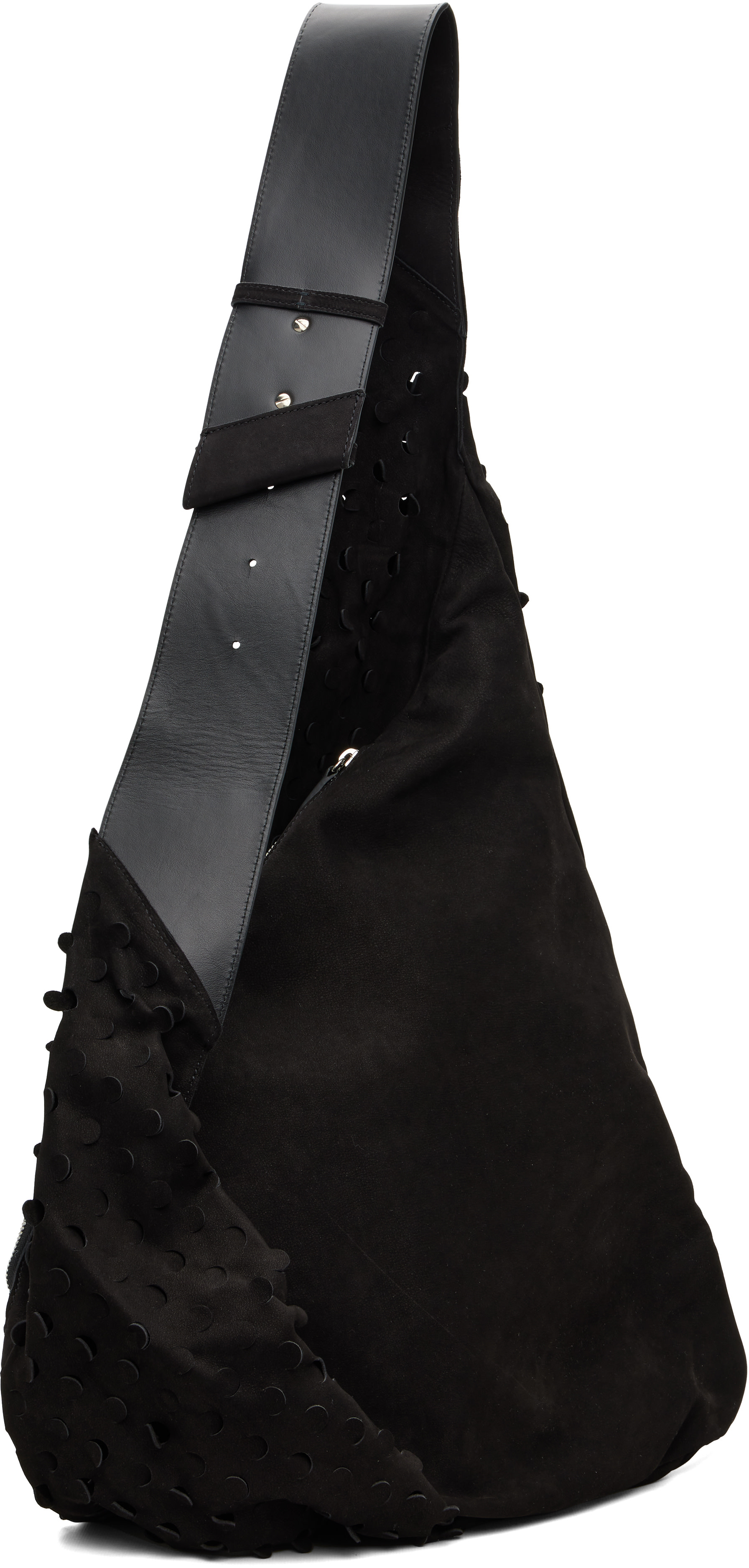 Kiko Kostadinov: Black Fiore Twisted Bag | SSENSE