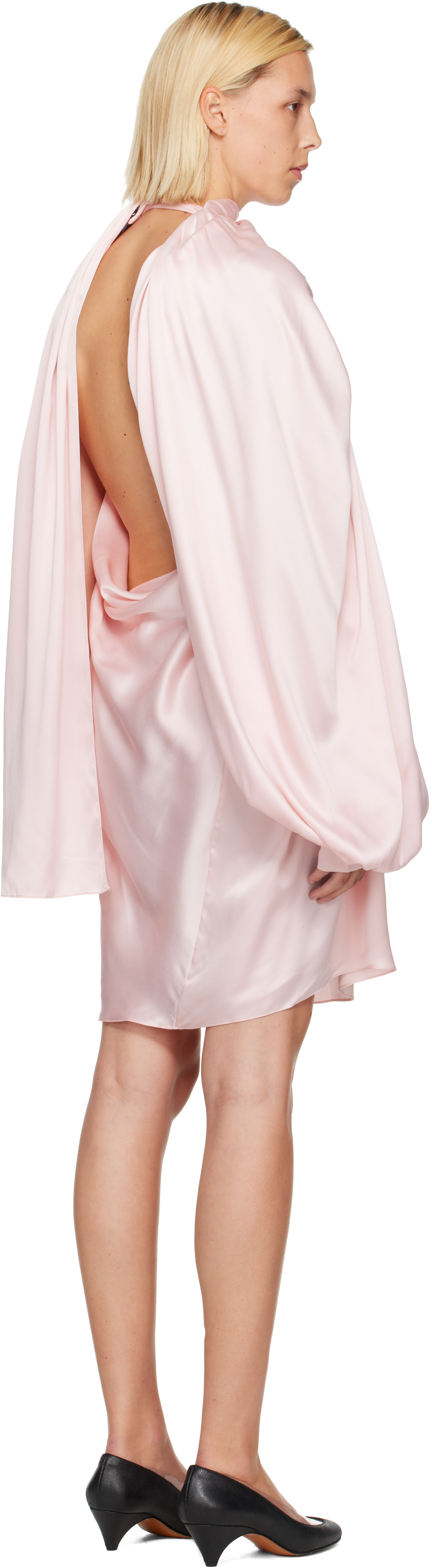 Kiko Kostadinov: Pink Caspian Minidress | SSENSE