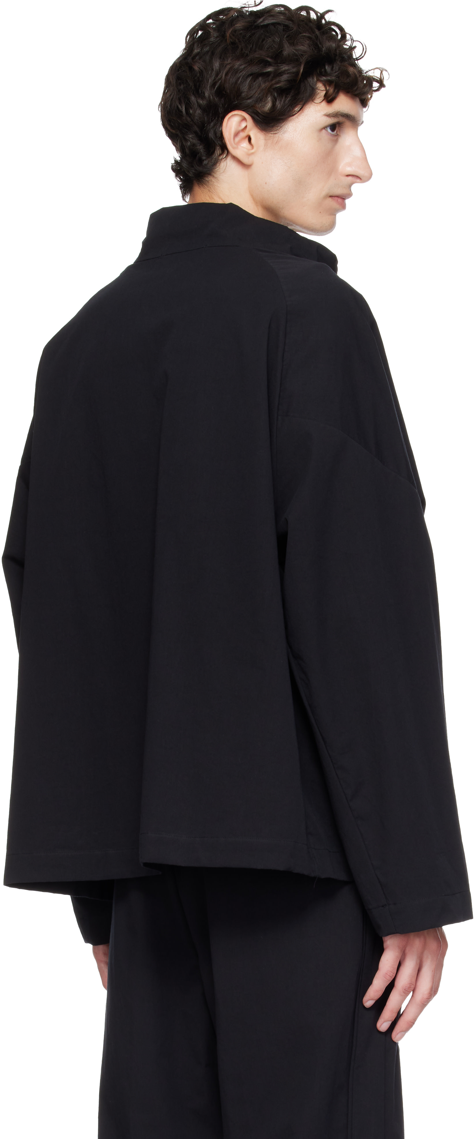 Kiko Kostadinov: Black Graatsma Smock Jacket | SSENSE