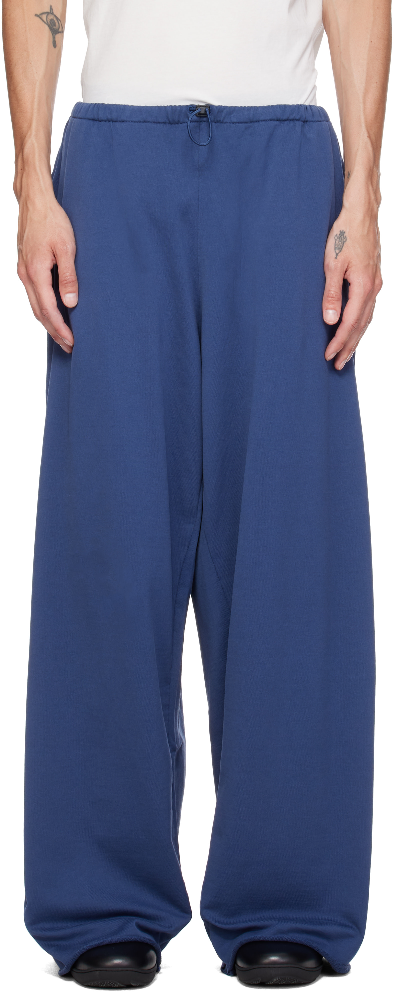 KIKOページ Kiko Kostadinov: Blue Veleka Wide Trousers | SSENSE
