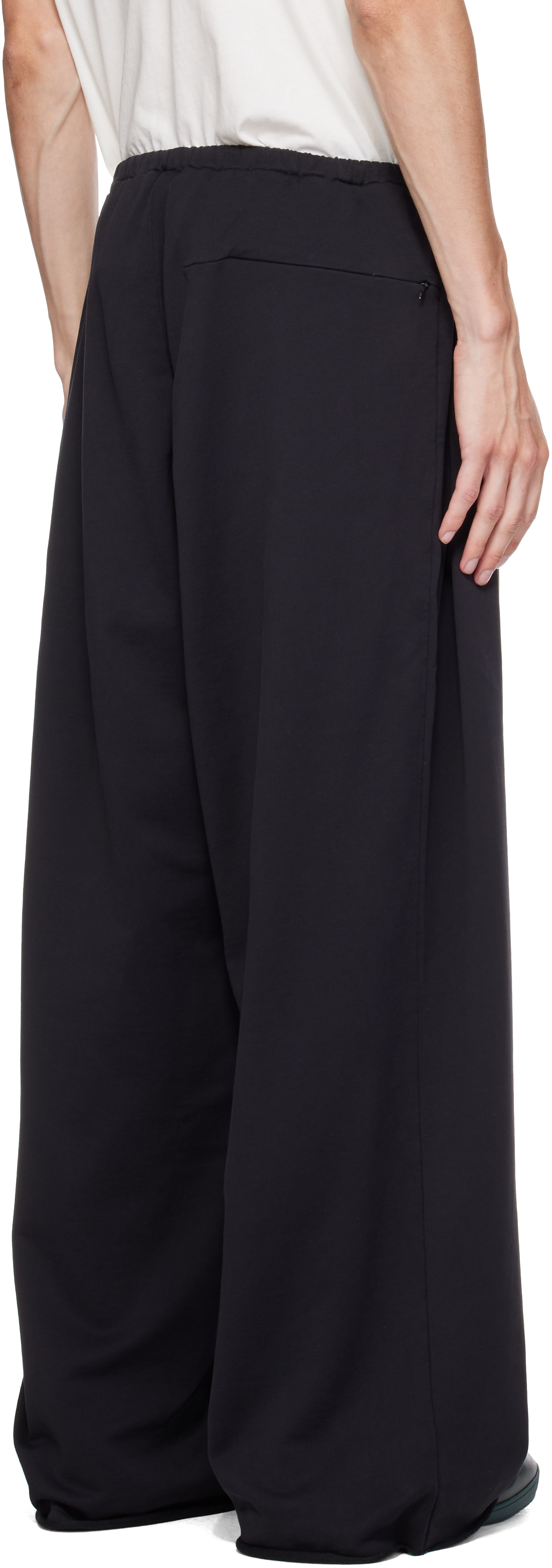Kiko Kostadinov: Black Veleka Wide Trousers | SSENSE