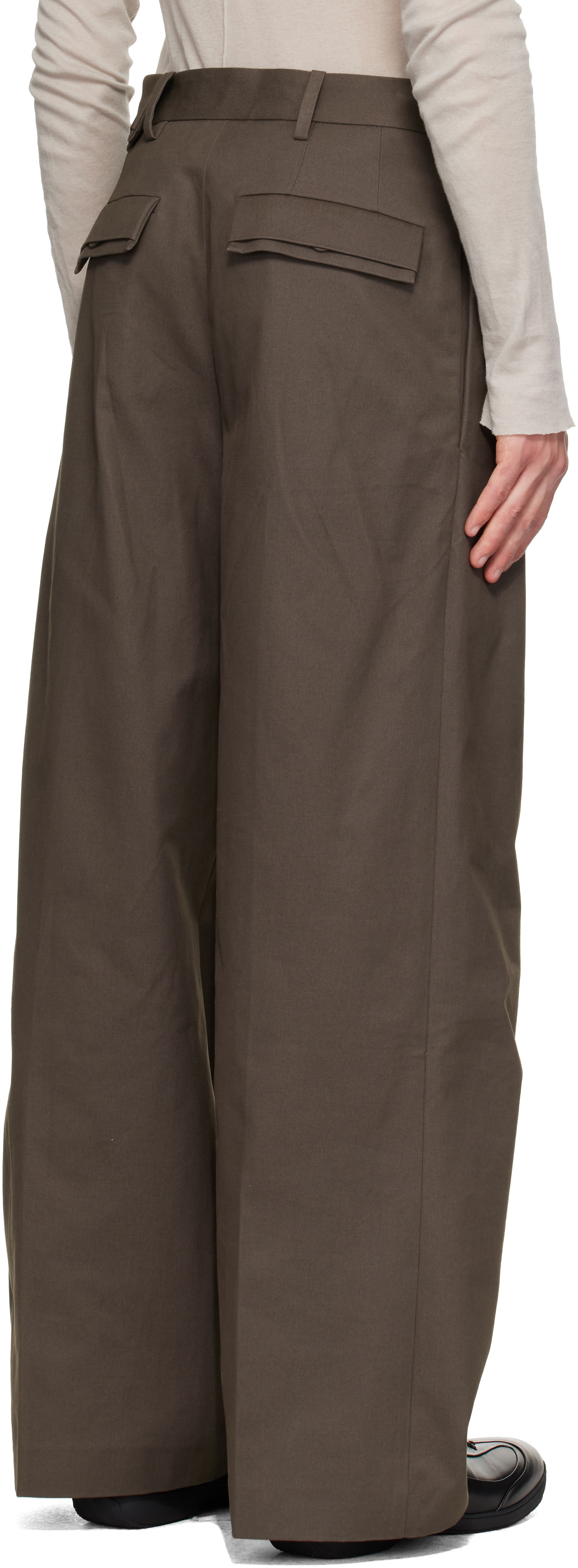 kikokostadinov KK.Trouser.10 サイズ44 Kiko Kostadinov: カーキ Dieze ワイドパンツ | SSENSE 日本