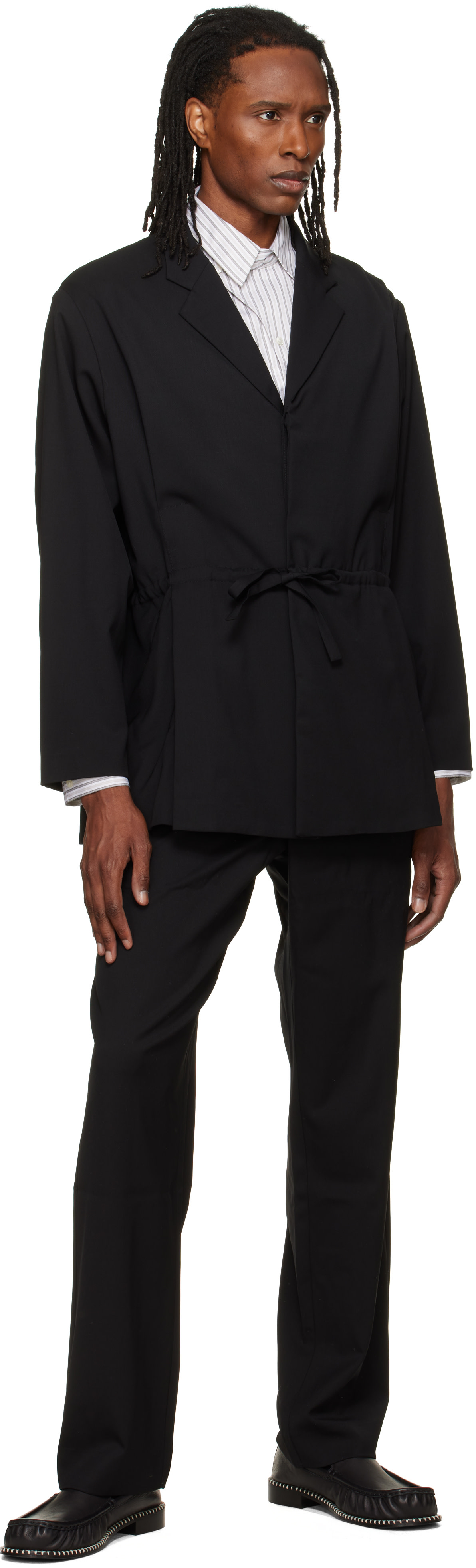 Kiko Kostadinov: Black Bruin Trousers | SSENSE