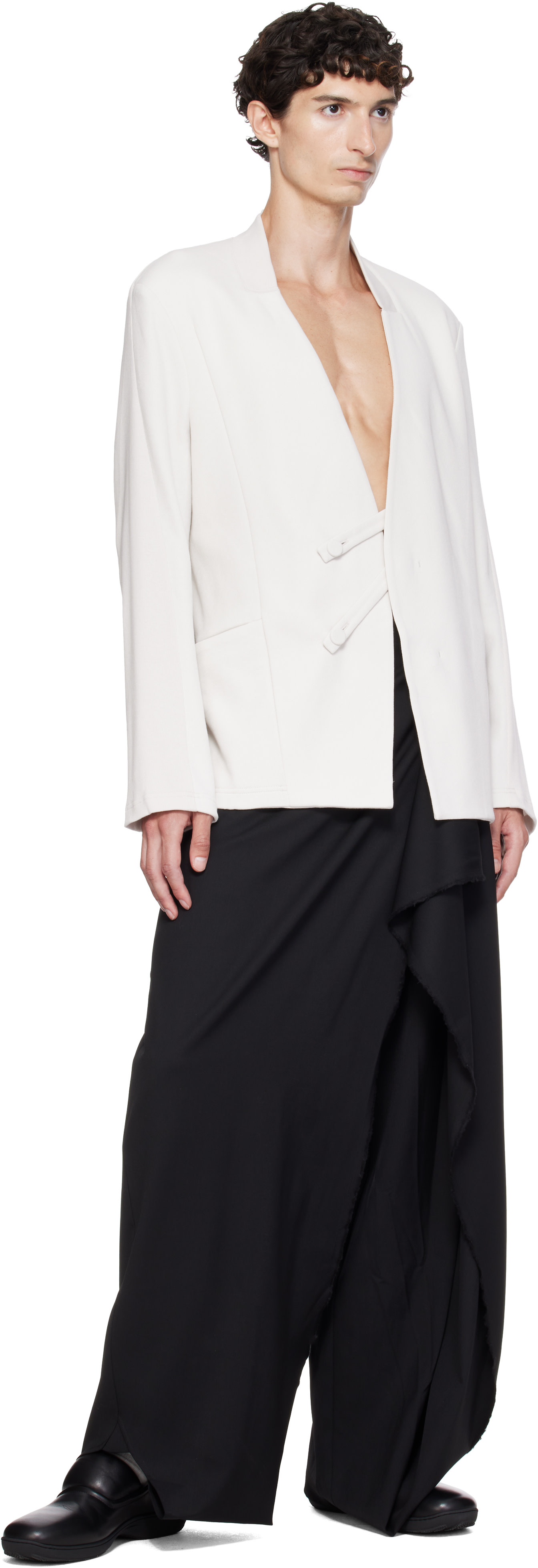 Kiko Kostadinov: Off-White Koru Slim Blazer | SSENSE Canada