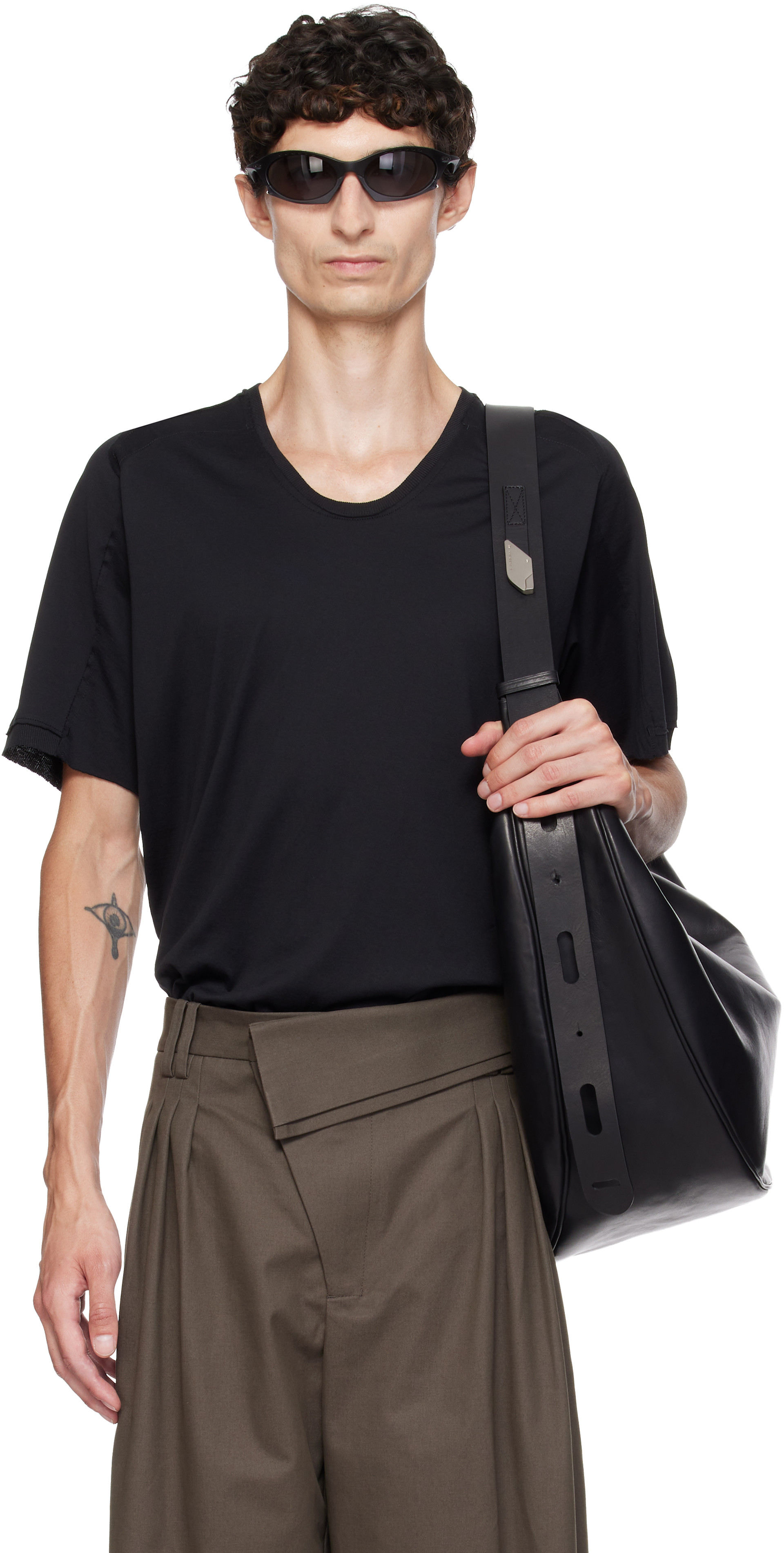 トップス Ko Kiko Kostadinov: Black Astro Short Sleeves T-shirt | SSENSE