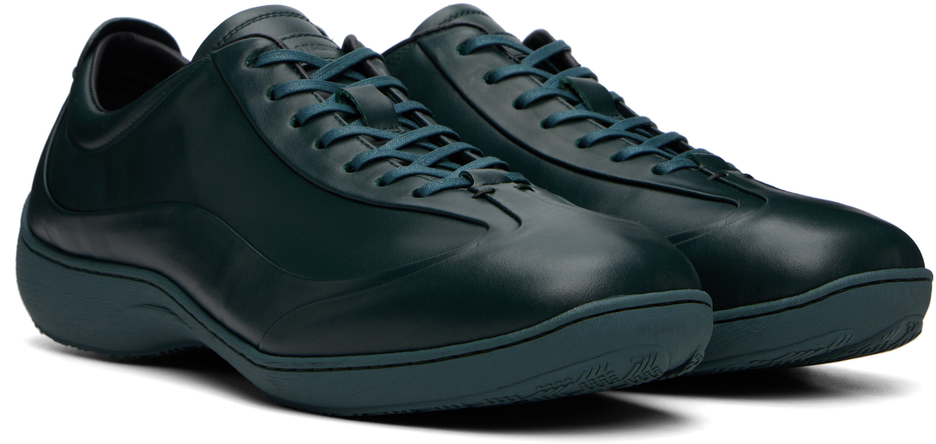 gonza　KIKO KOSTADINOV Kiko Kostadinov: Green Sargo Oxfords | SSENSE