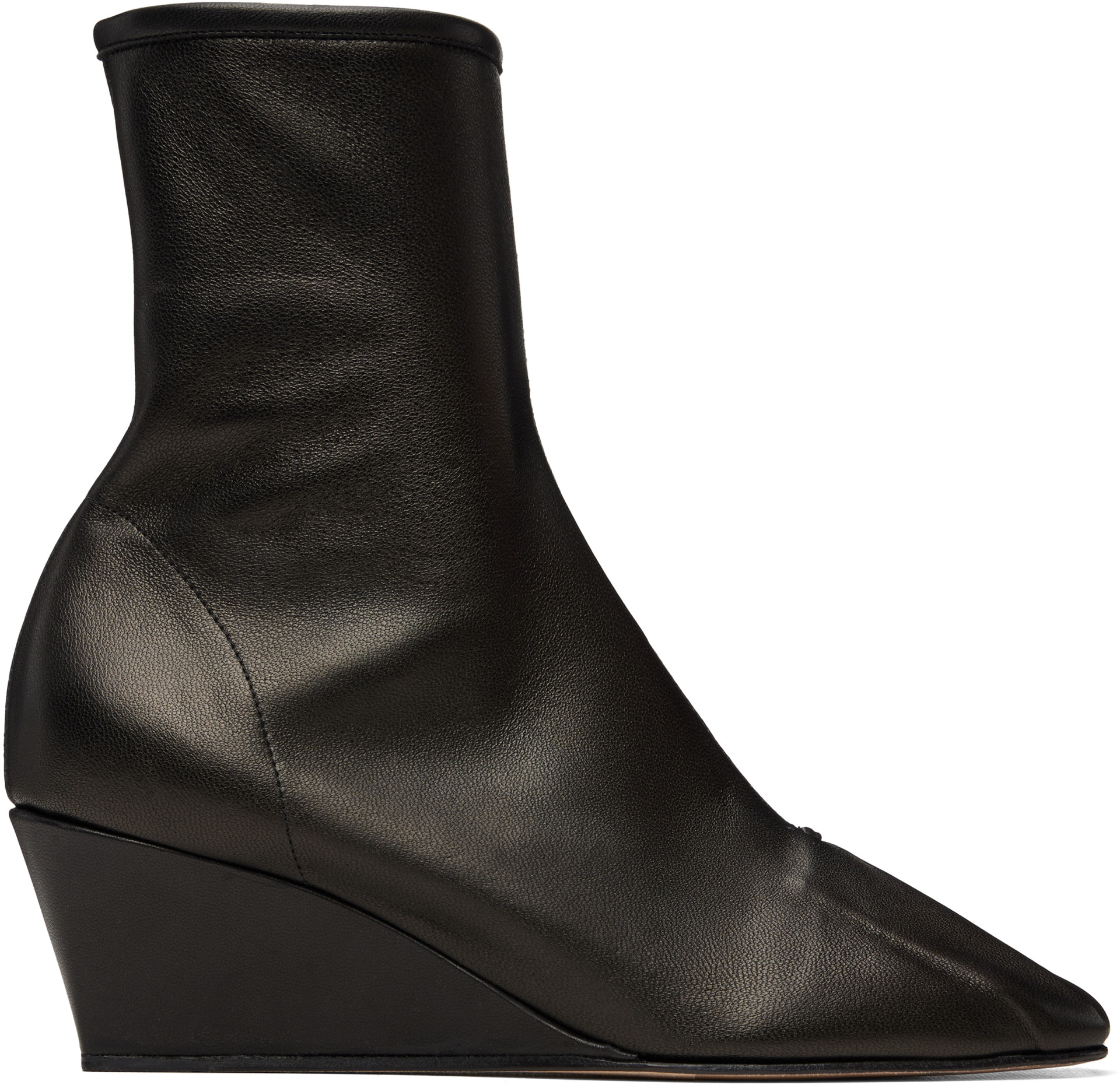 HEREU - Bottines à talon compensé Resso noires