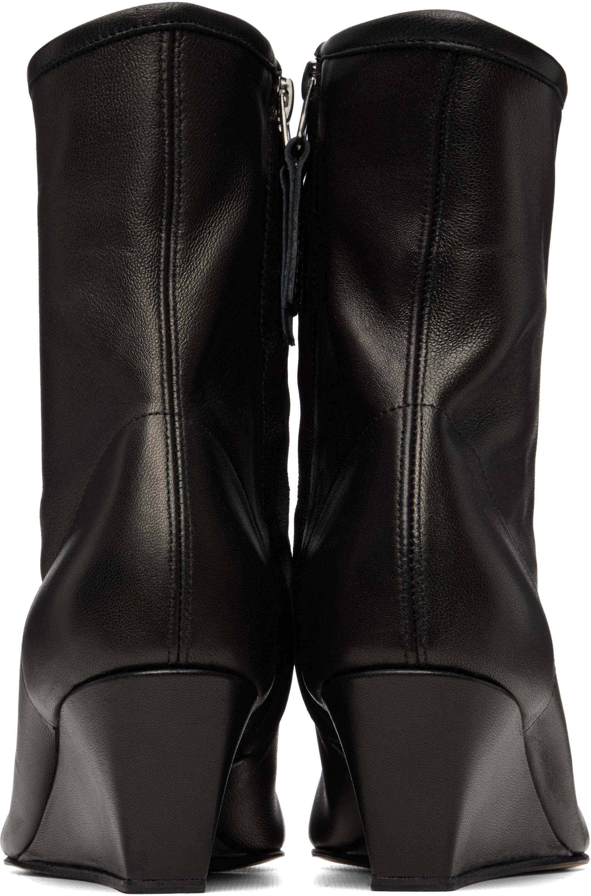 HEREU - Bottines à talon compensé Resso noires