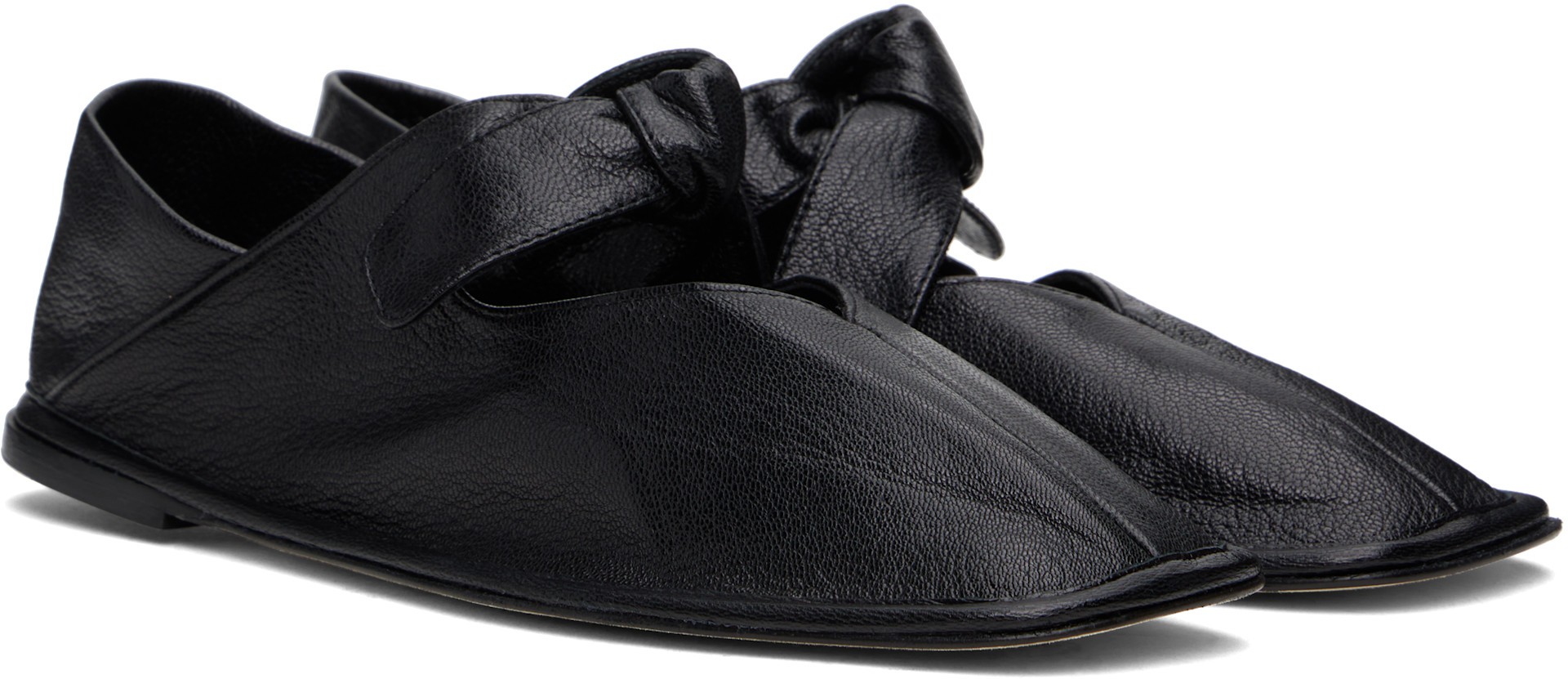 HEREU - Ballerines lustrées Llasada noires