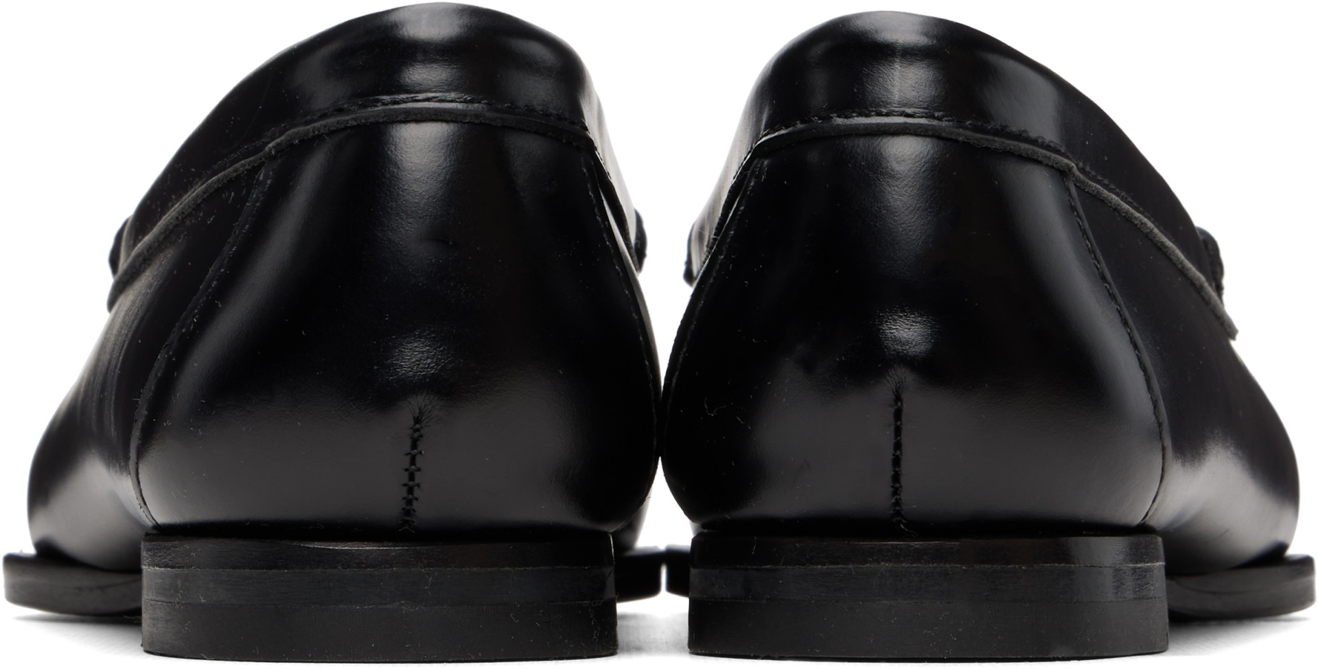 HEREU - Black Aresta Pointy Loafers