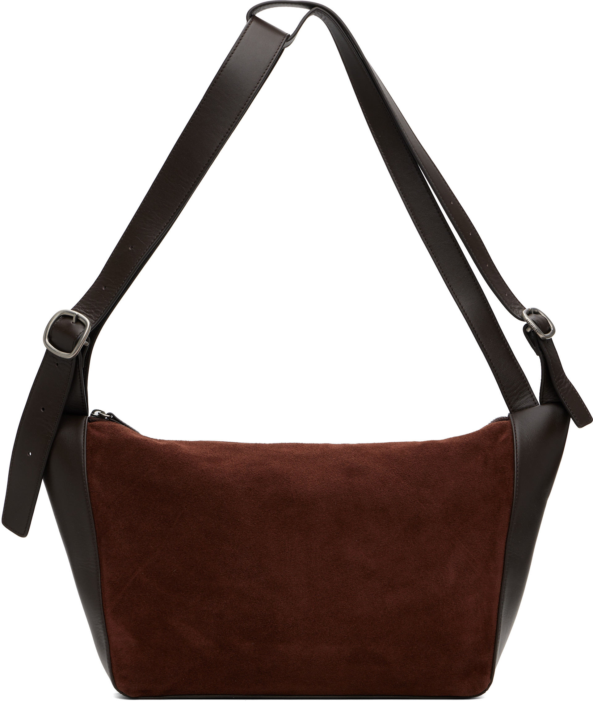 HEREU - Brown Vincle Suede Bag