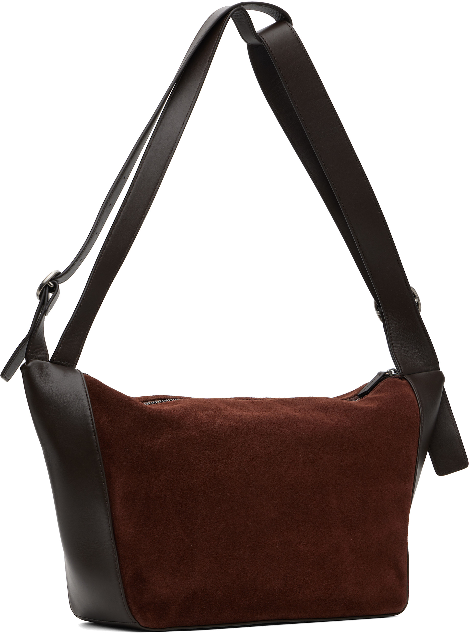 HEREU - Brown Vincle Suede Bag