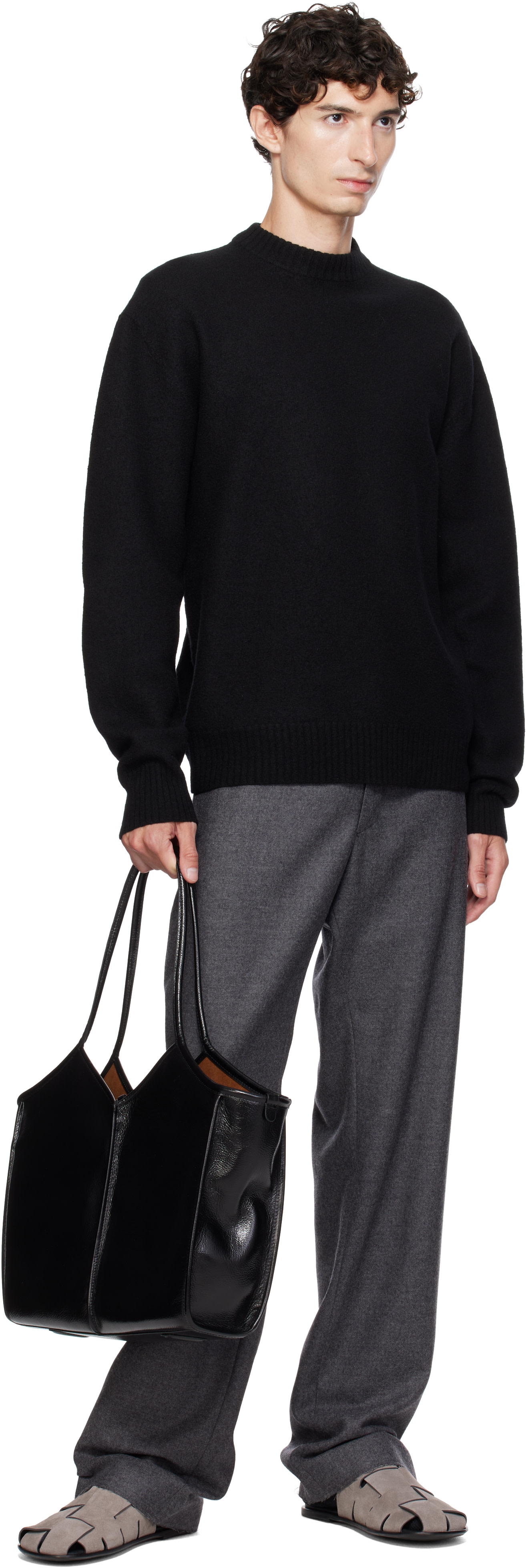 HEREU - Black Calella Squared Tote