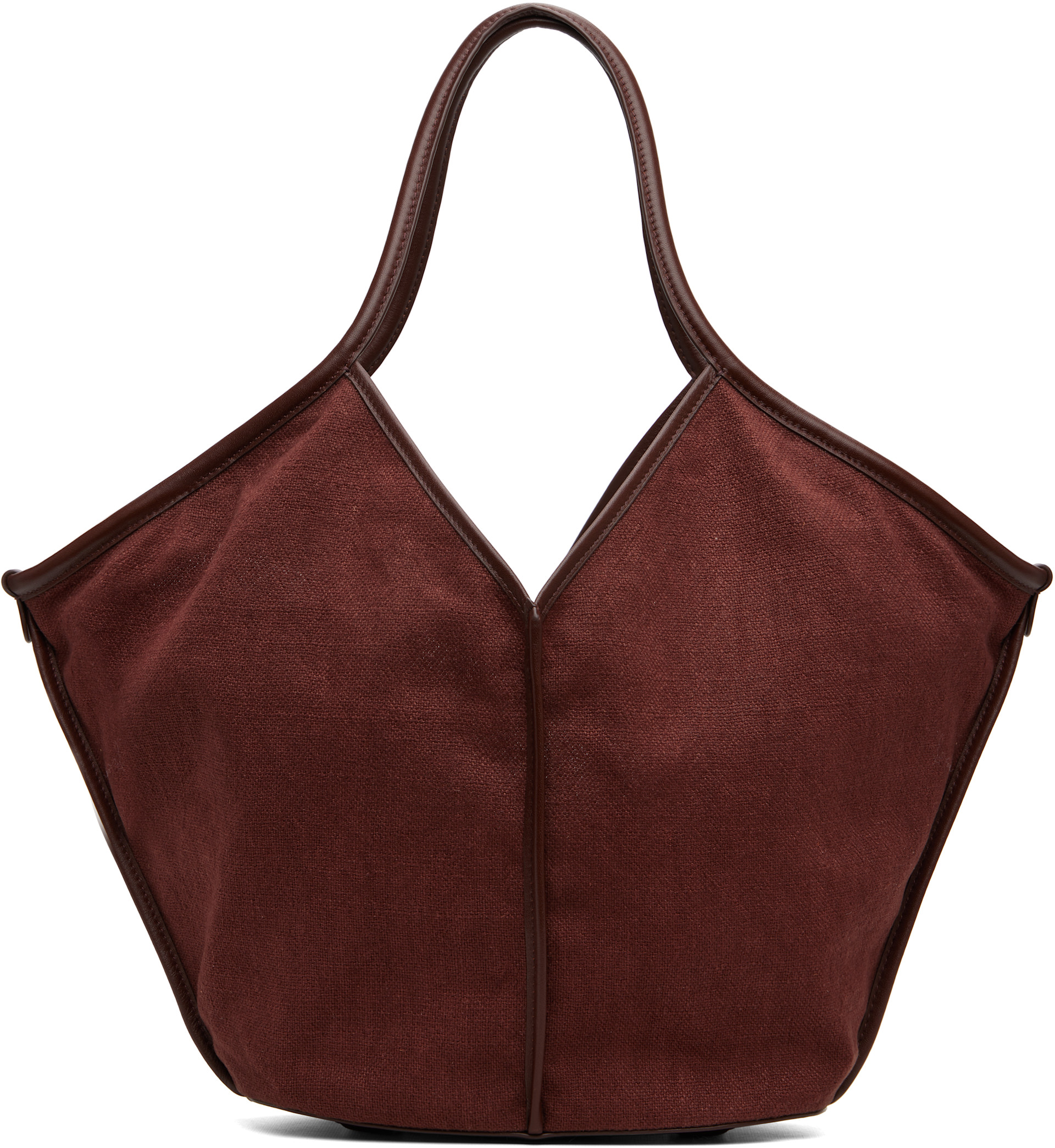 HEREU - Brown Calella Soft Linen Tote