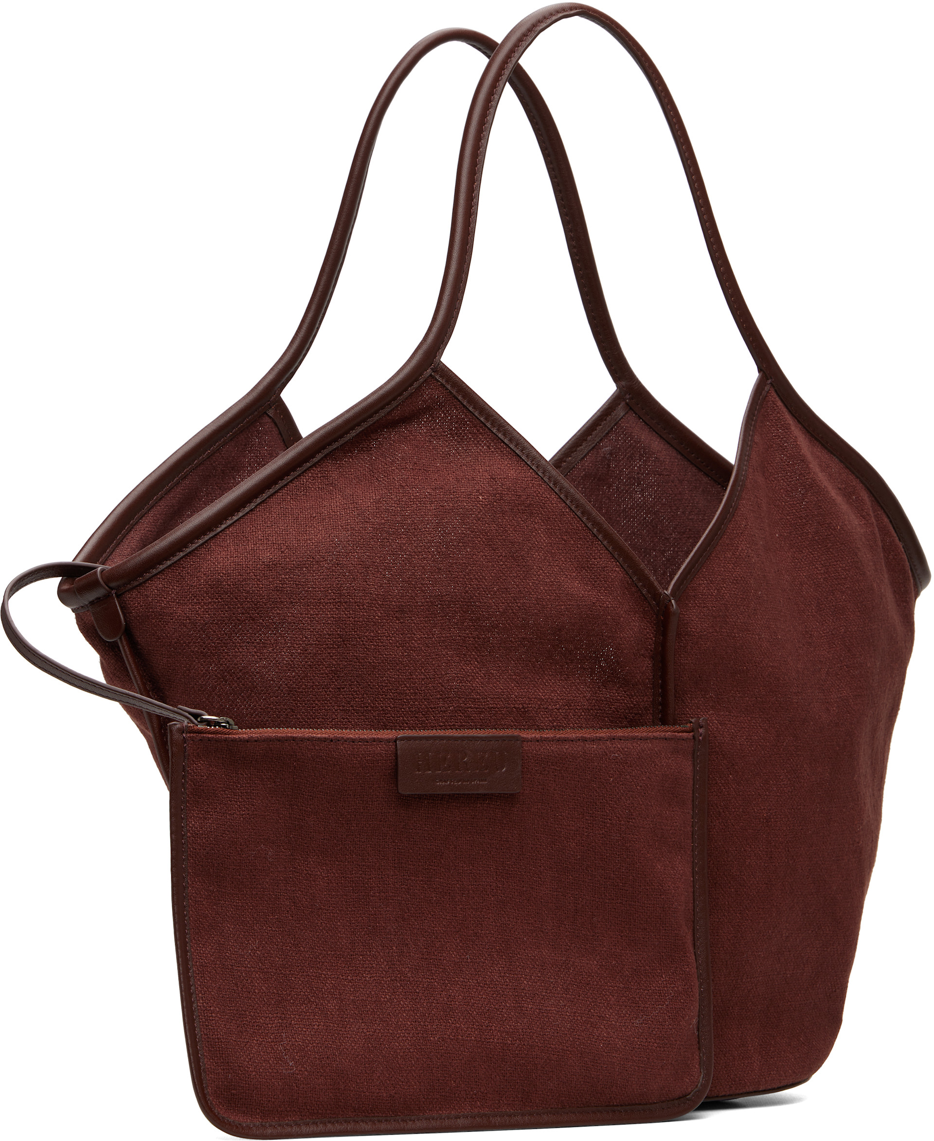 HEREU - Brown Calella Soft Linen Tote