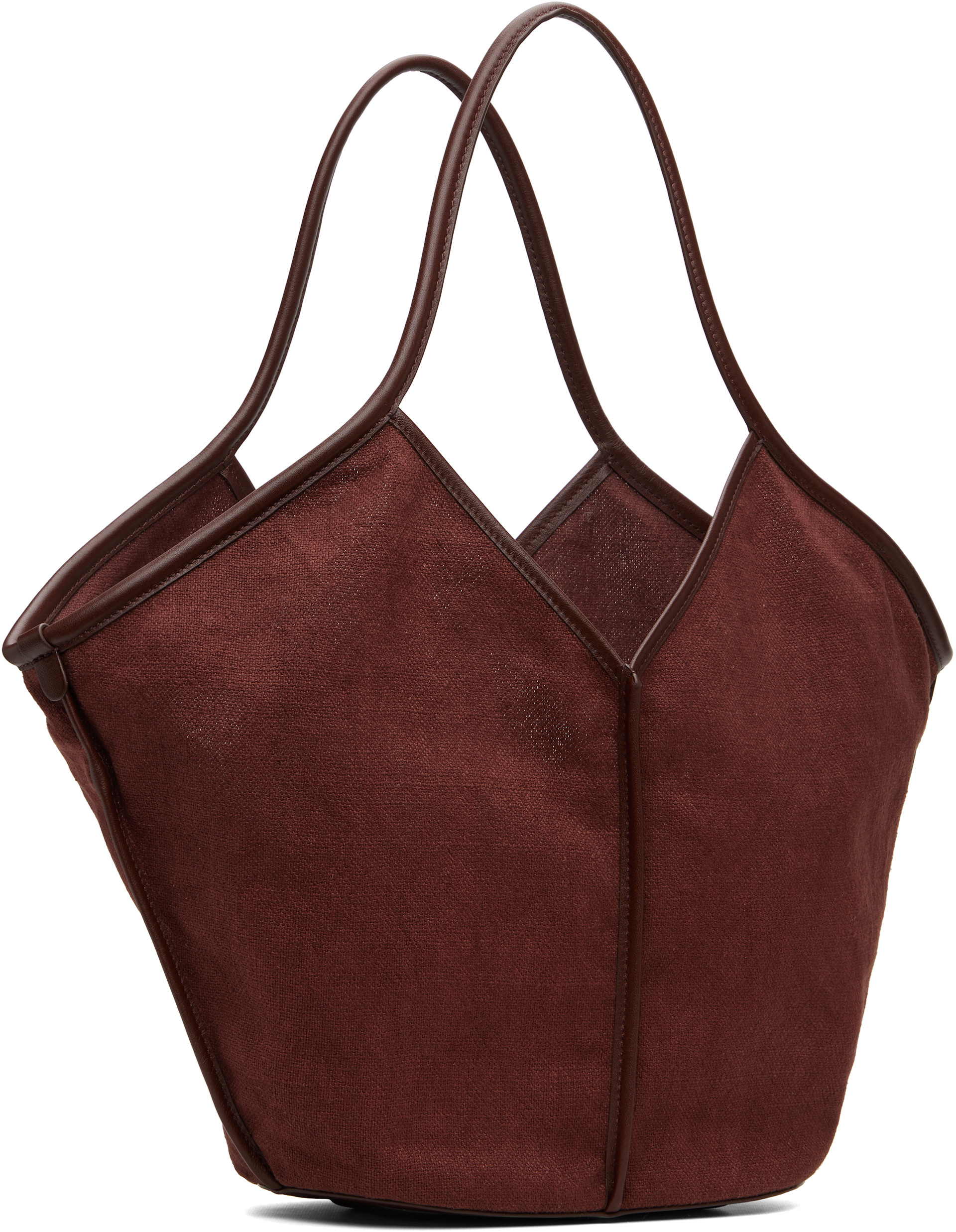 HEREU - Brown Calella Soft Linen Tote