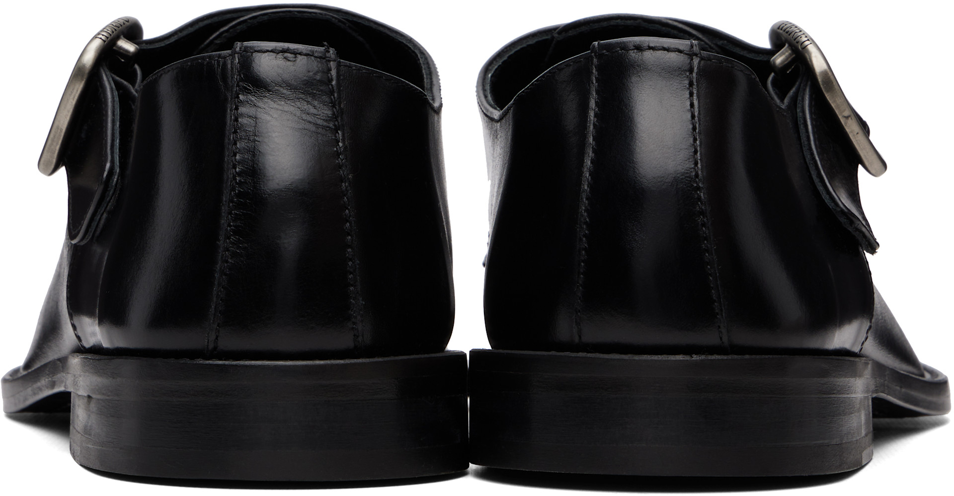 HEREU - Black Cintre Monkstraps