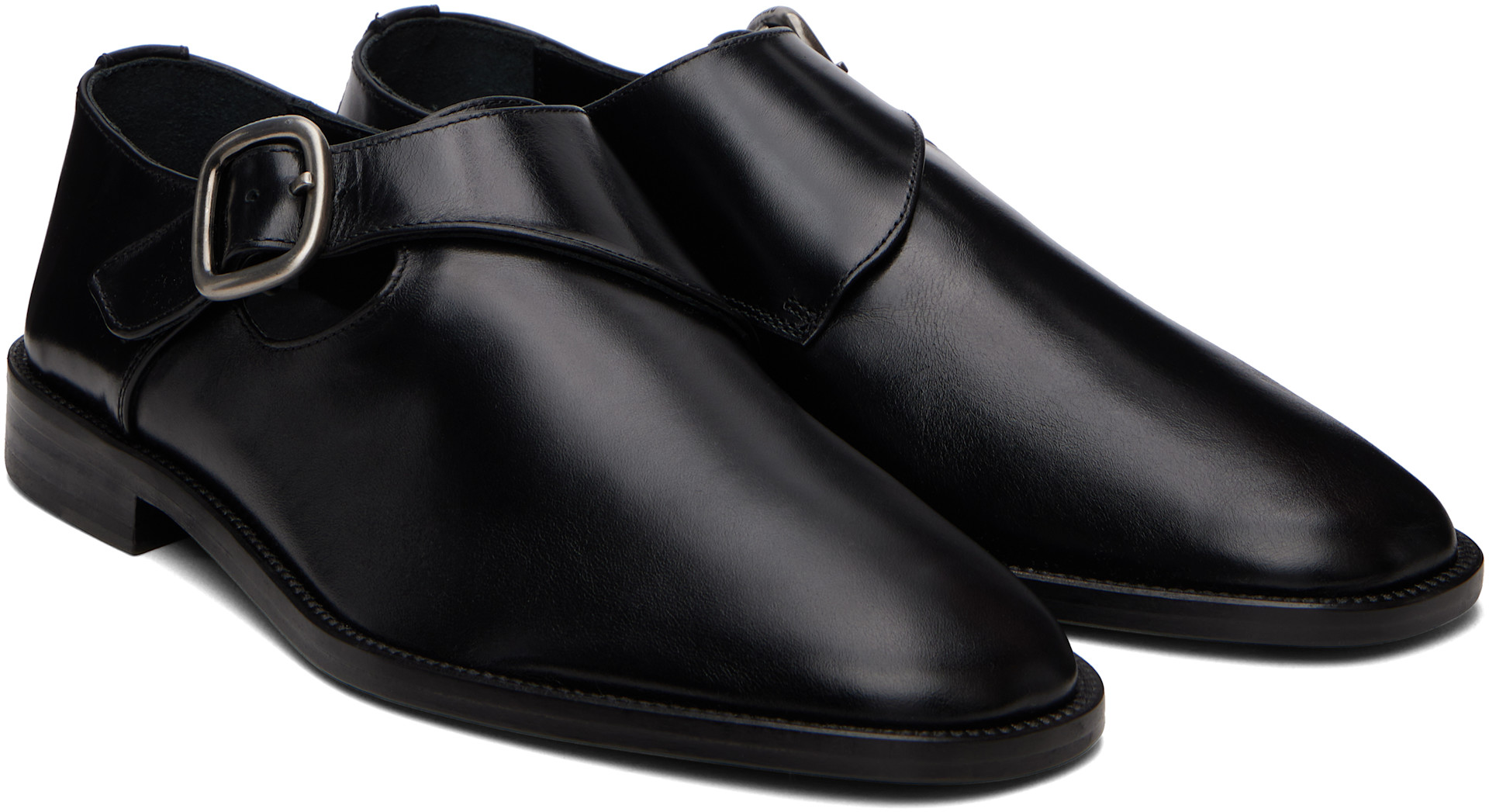 HEREU - Chaussures à boucle Cintre noires