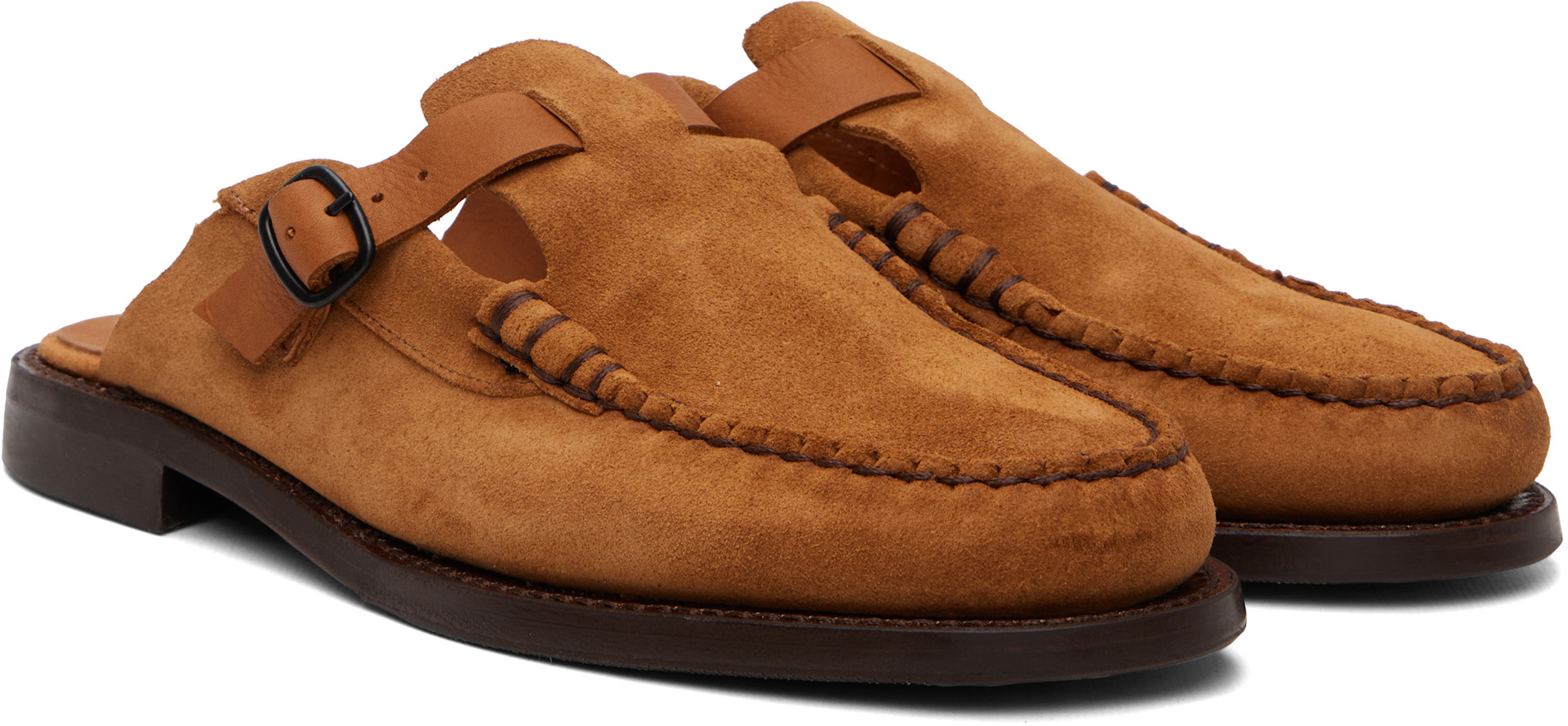 HEREU - Tan Barraca Suede Vibram Loafers