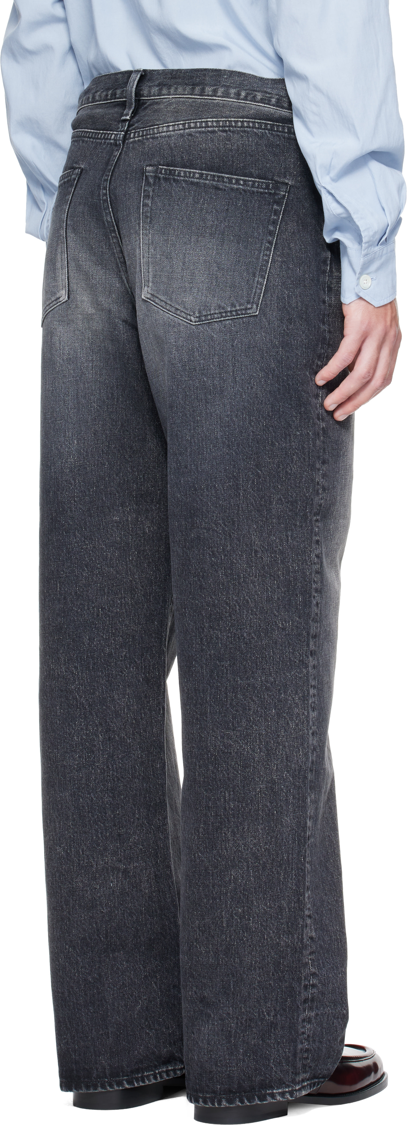 ssstein - Black Loose Jeans