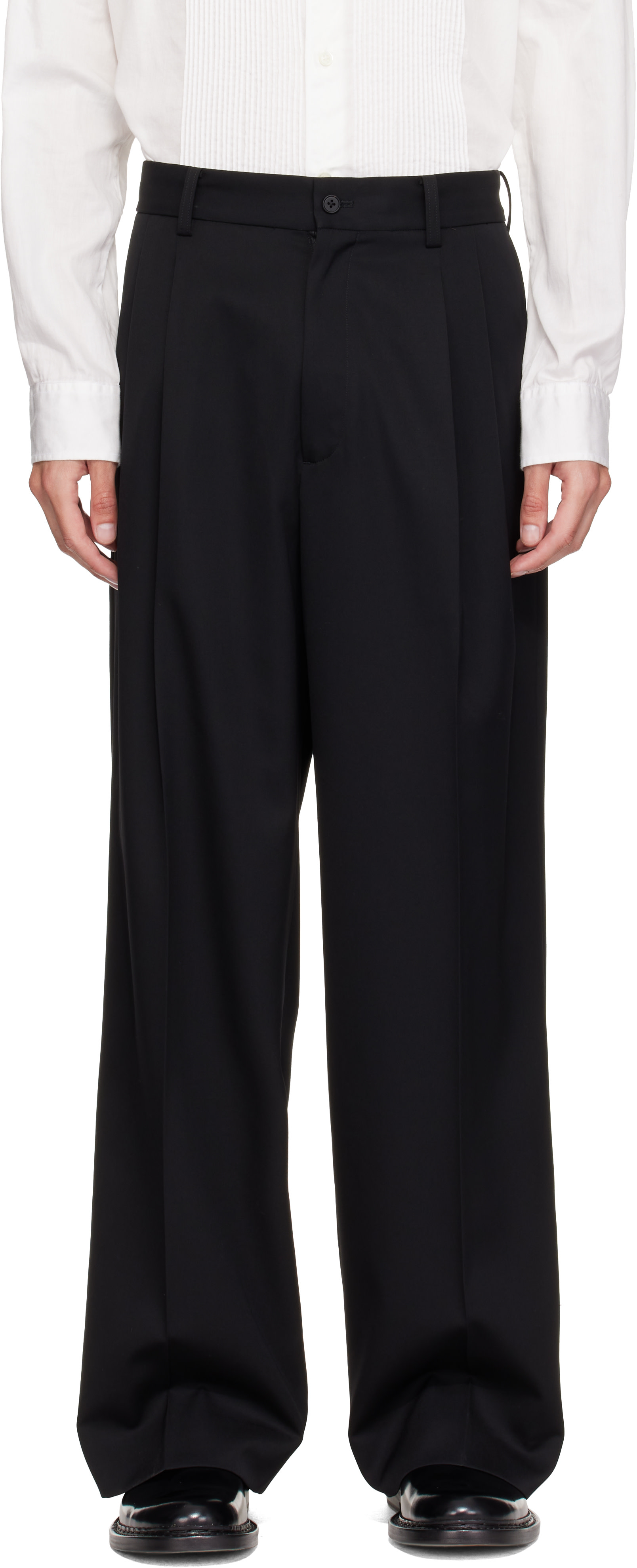 ssstein - Pantalon long ample noir