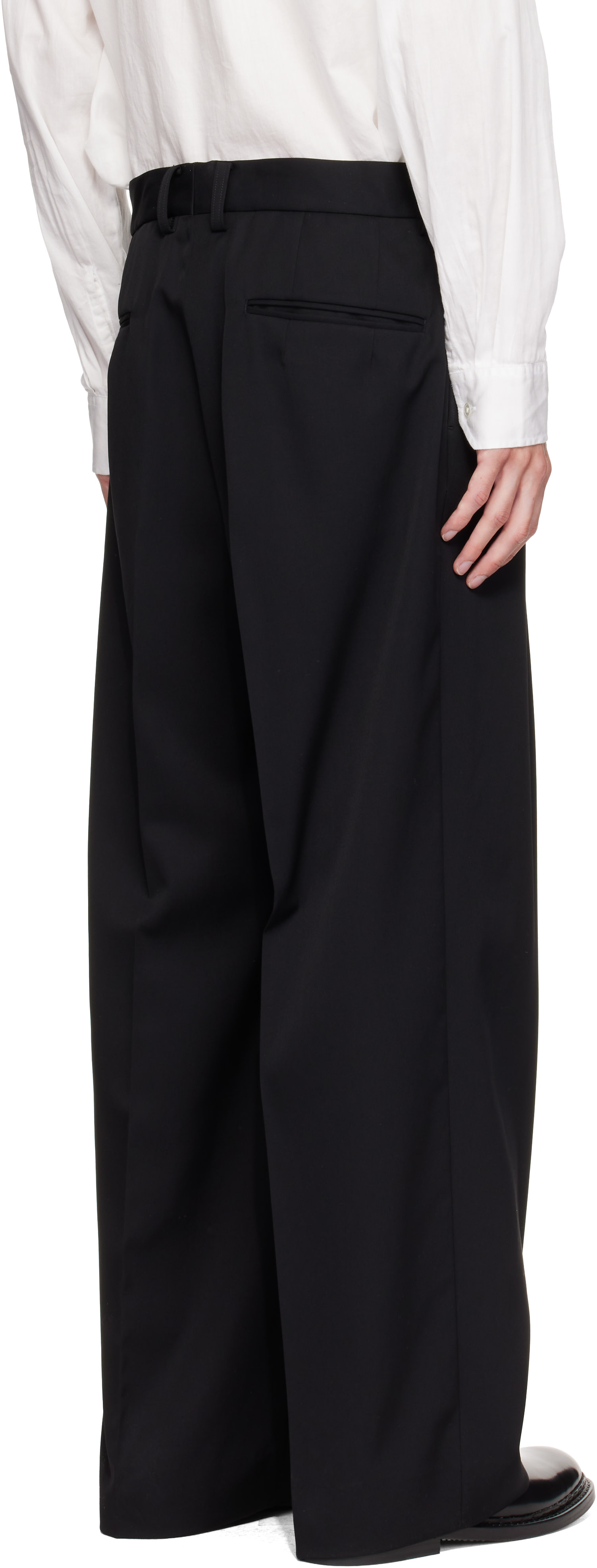ssstein - Pantalon long ample noir