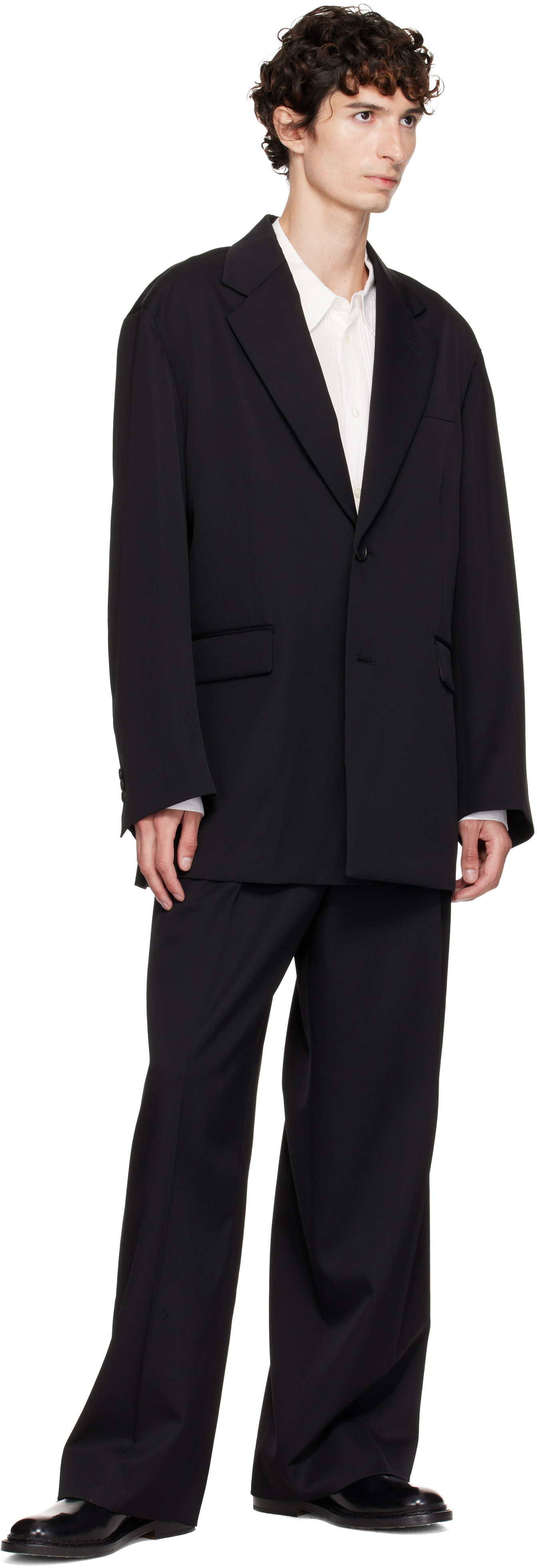 ssstein - Pantalon long ample noir