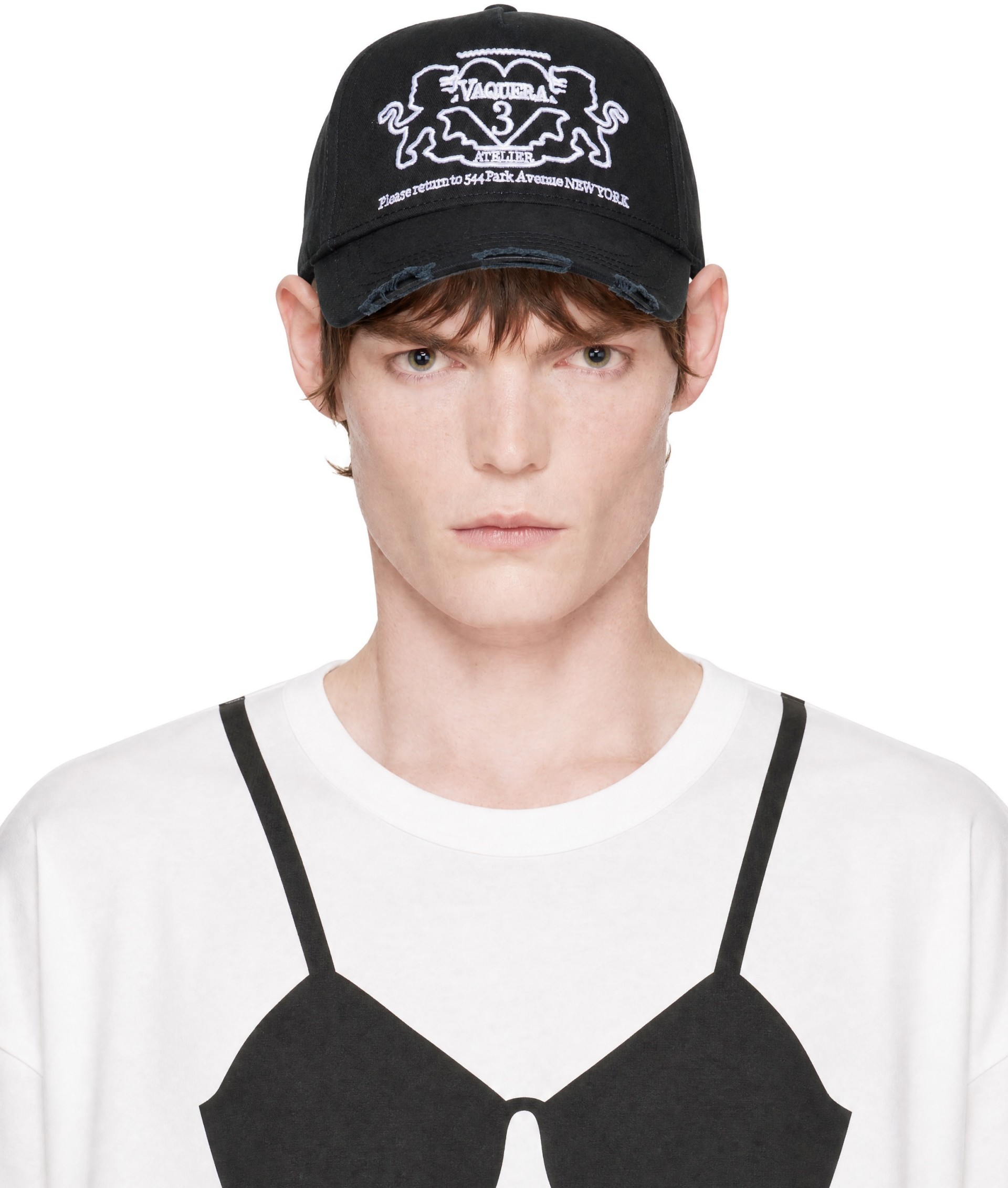 VAQUERA - Black Woven Baseball Cap