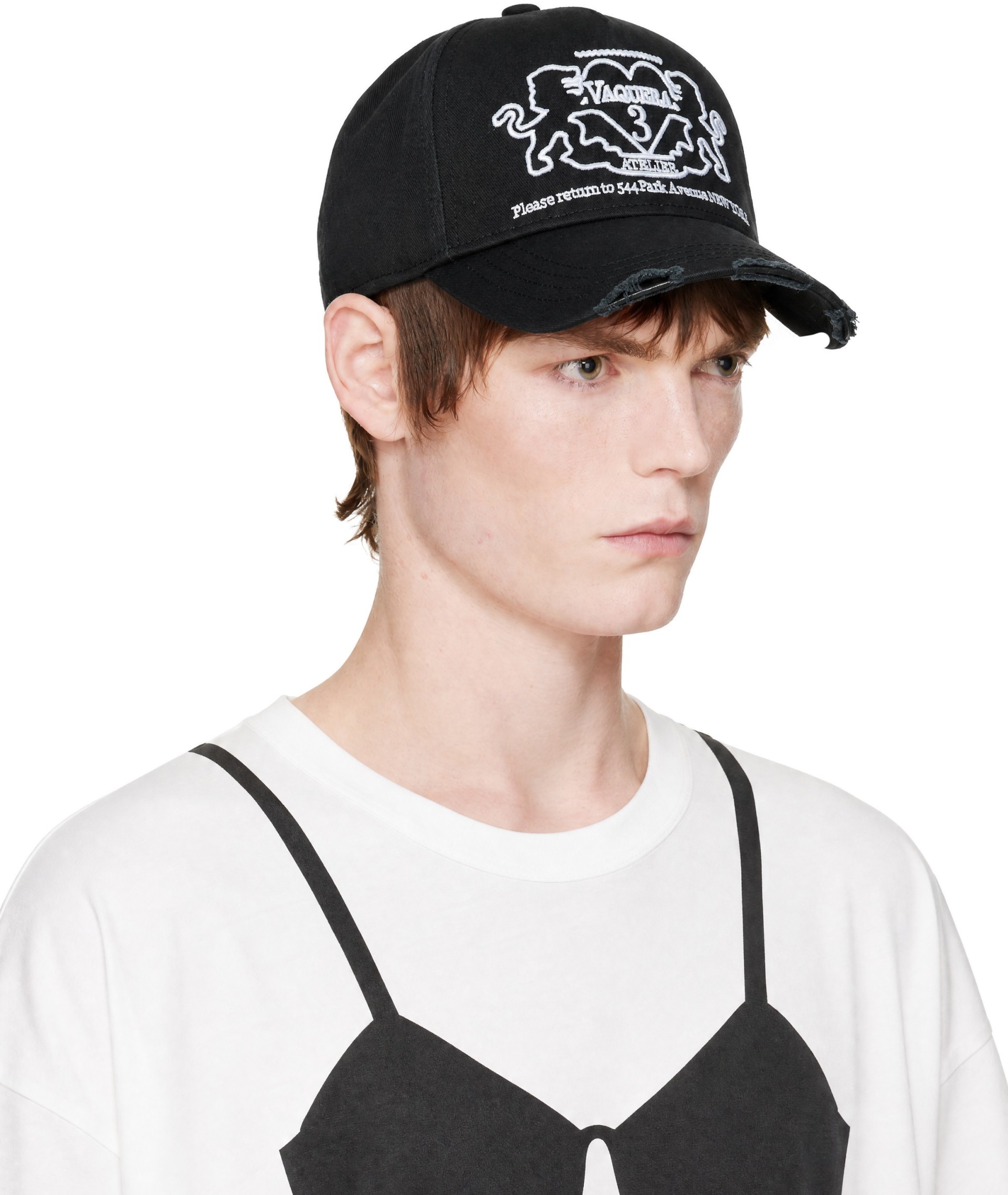VAQUERA - Black Woven Baseball Cap