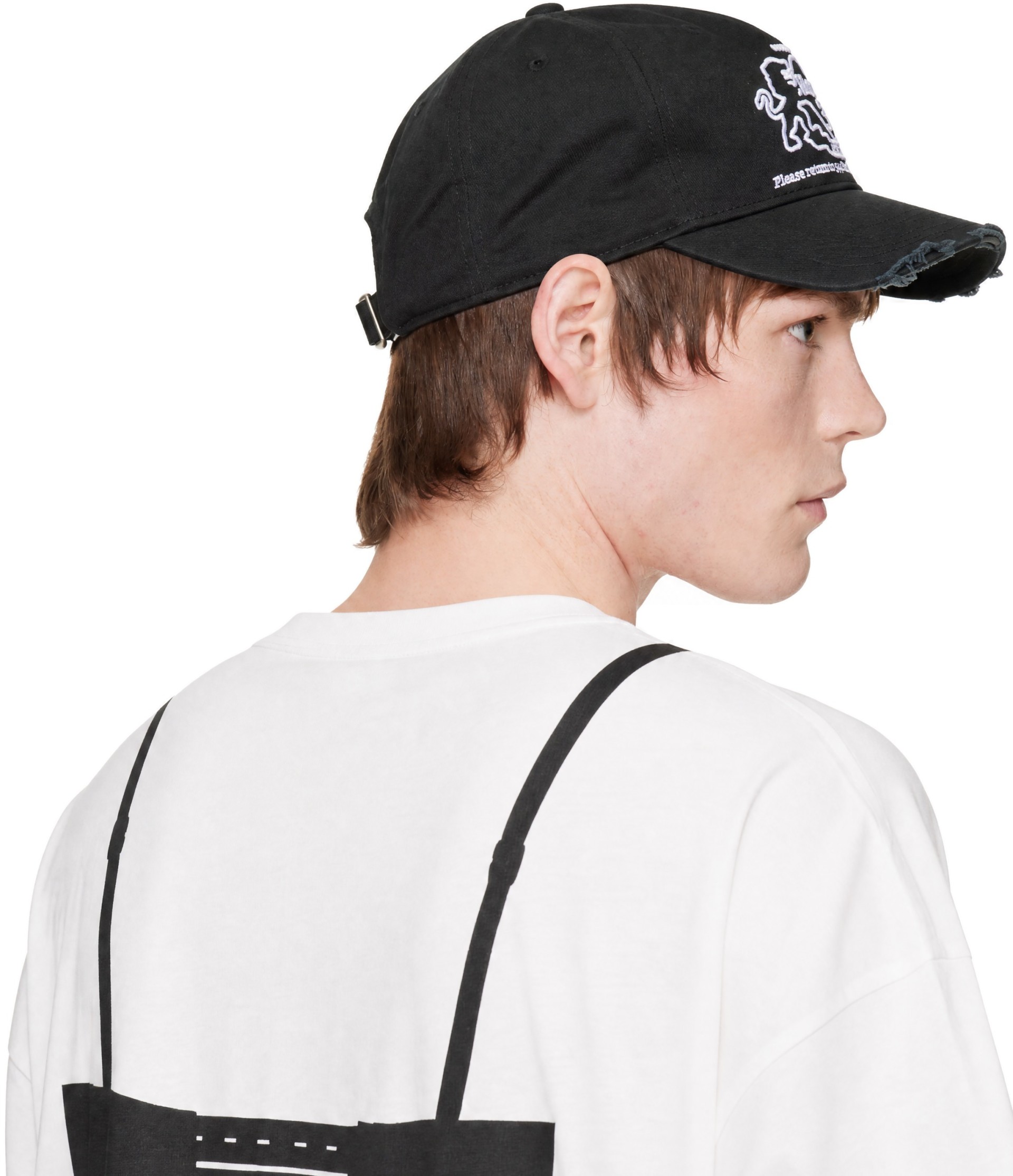 VAQUERA - Black Woven Baseball Cap