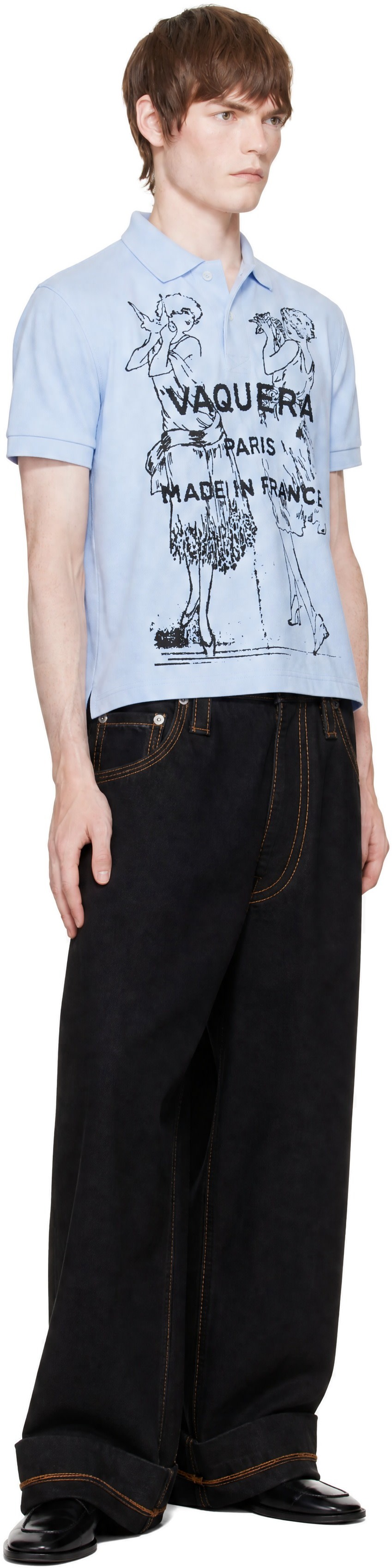 VAQUERA - Blue Flapper Polo