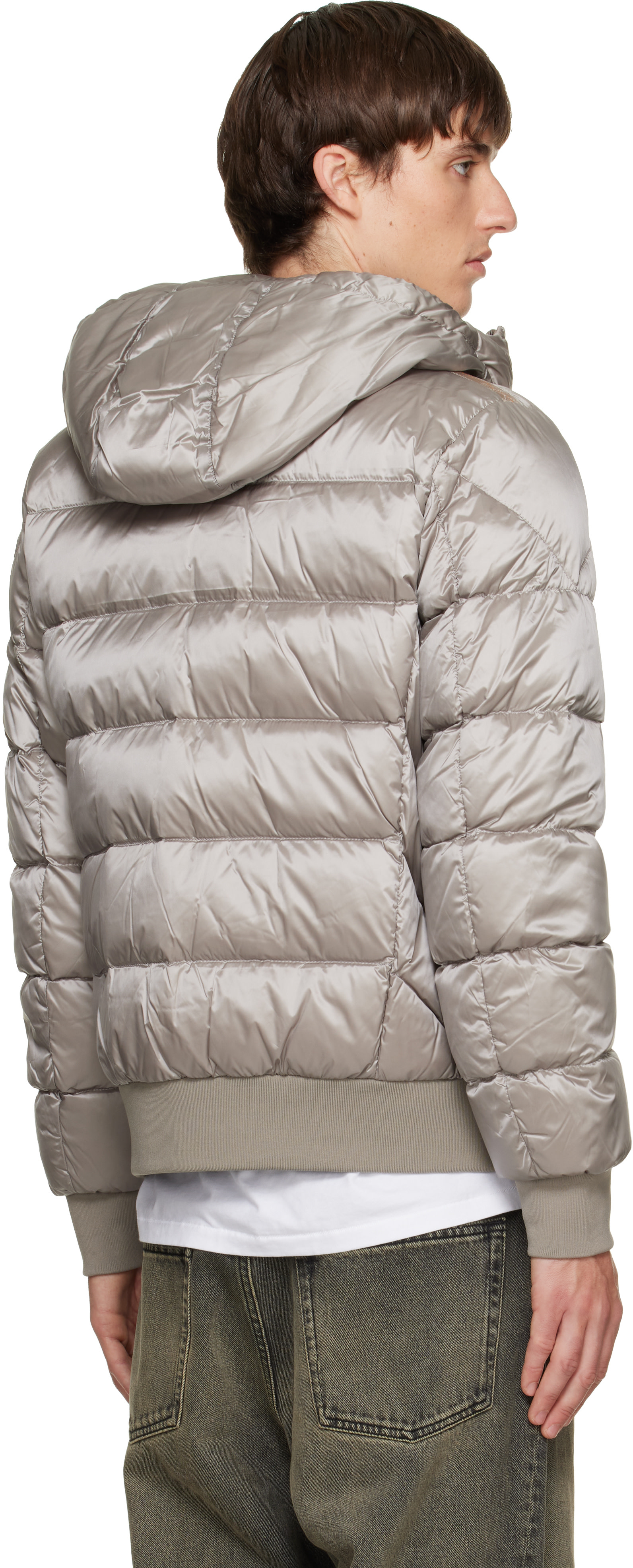 Parajumpers - Blouson aviateur Pharrell gris à capuche
